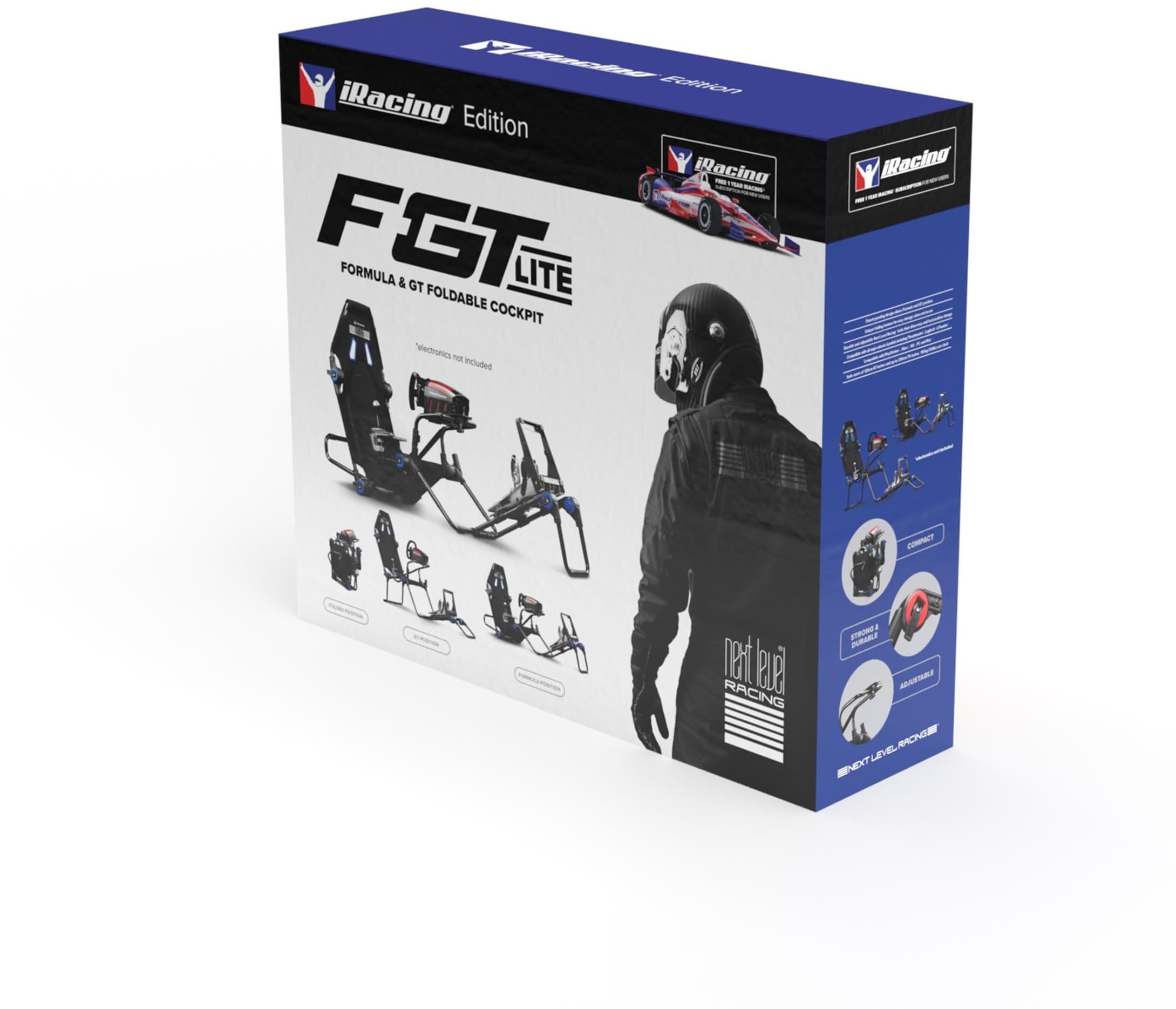 Next Level F-GT Lite iRacing cockpit pliable GT/Formula
