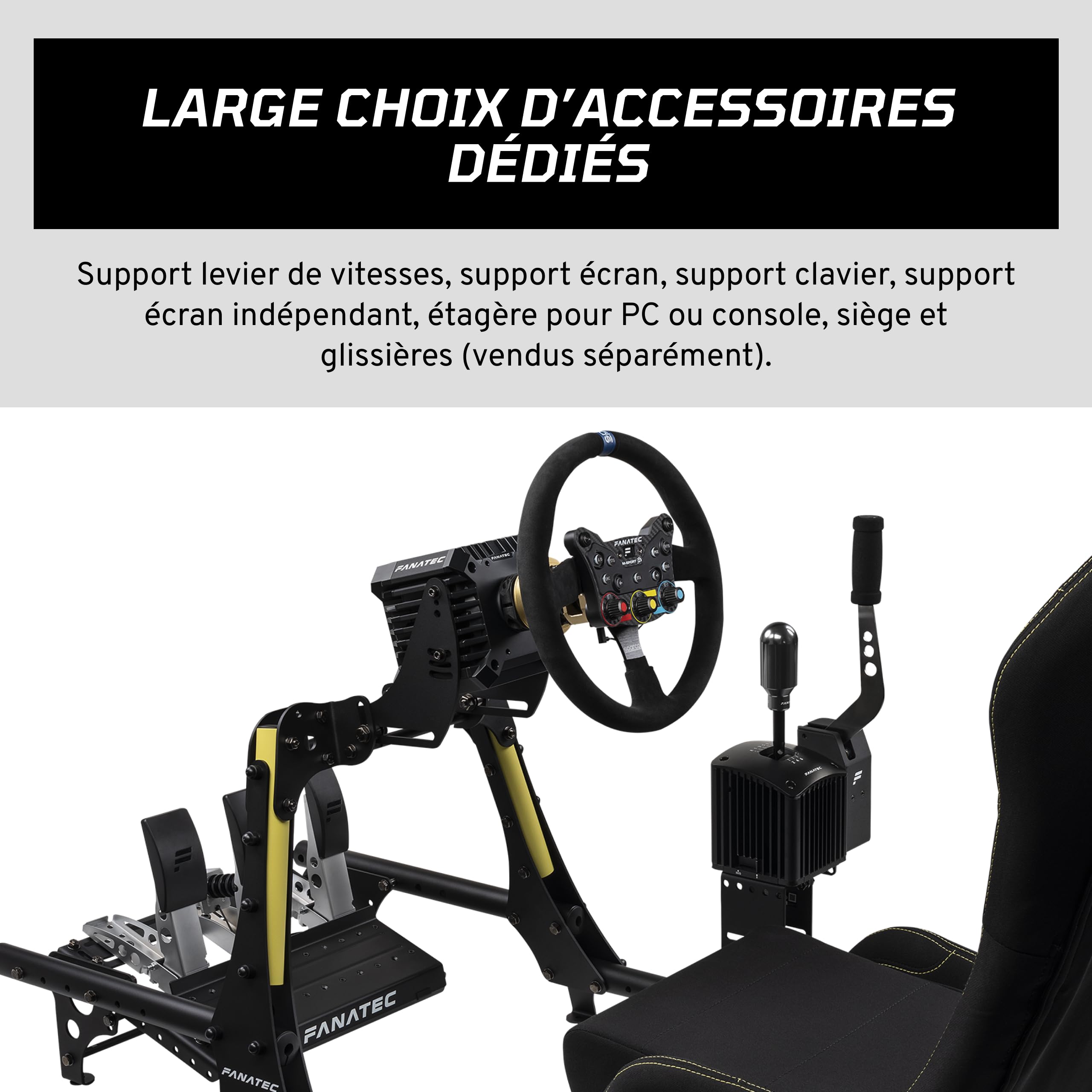 Fanatec CSL Cockpit V1.5 châssis simracing noir