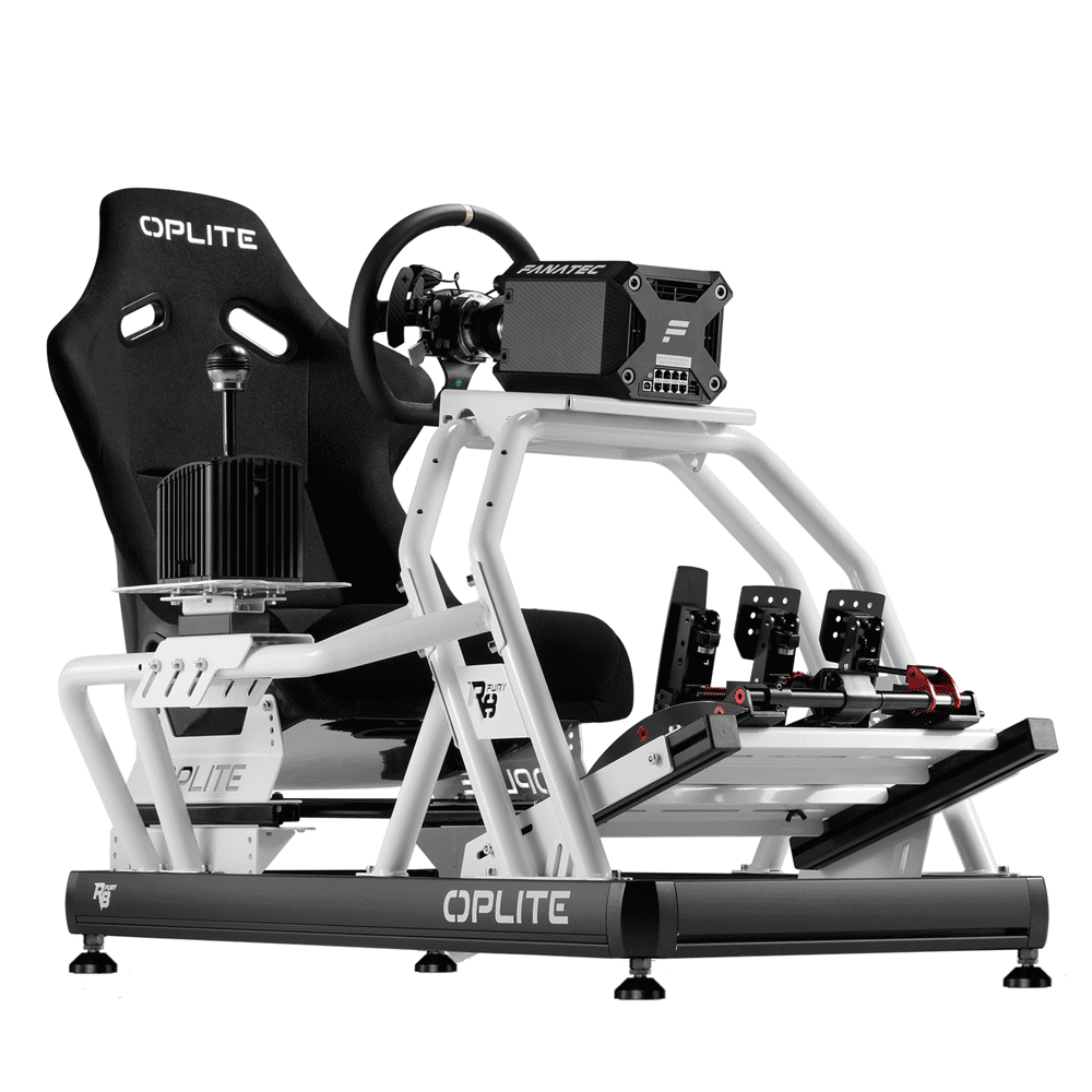 OPLITE R8 Fury cockpit blanc baquet Direct Drive