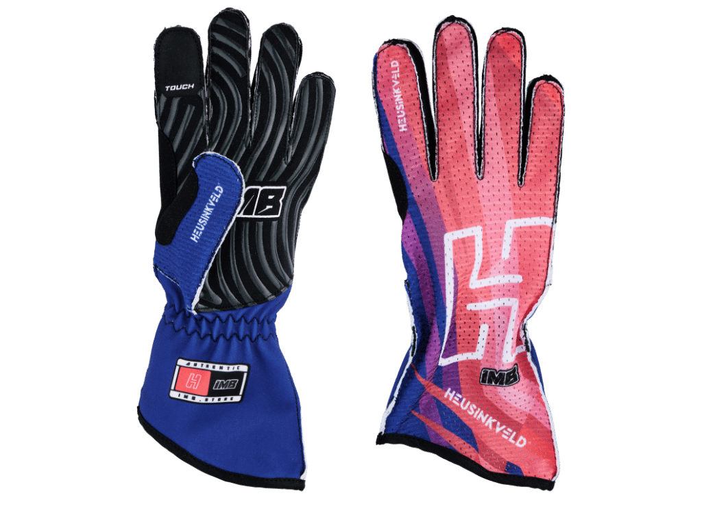 Heusinkveld One gants simracing longs L perforés