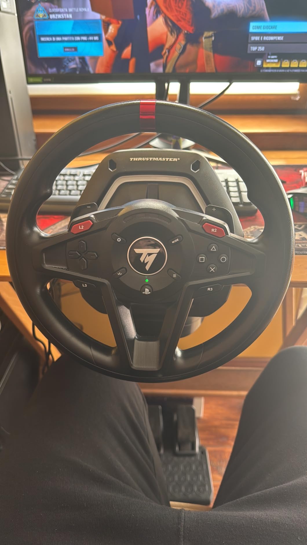 Thrustmaster T128 volant retour de force + pédalier Xbox PC magnétique
