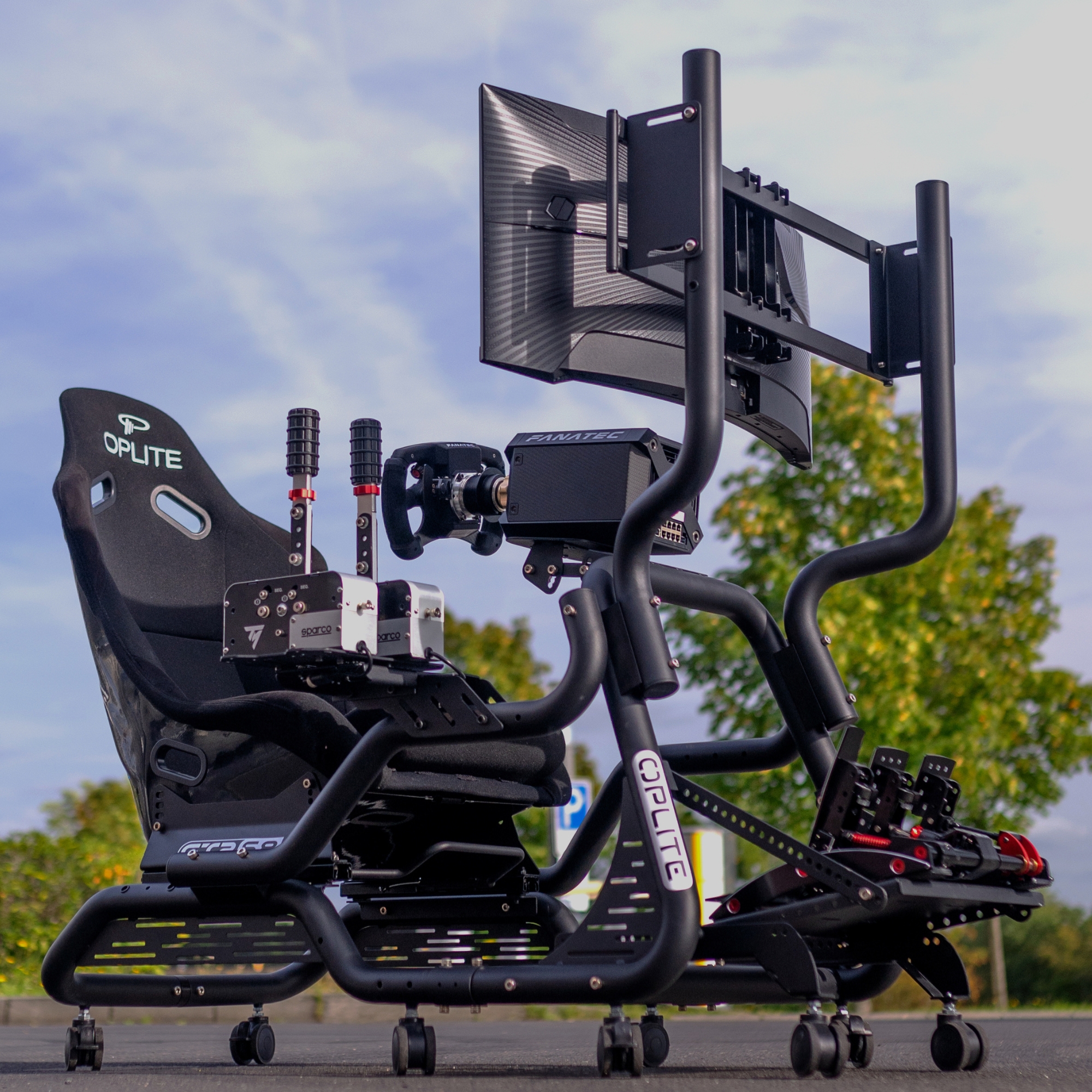 Oplite GTR S8 Infinity Force cockpit simracing baquet