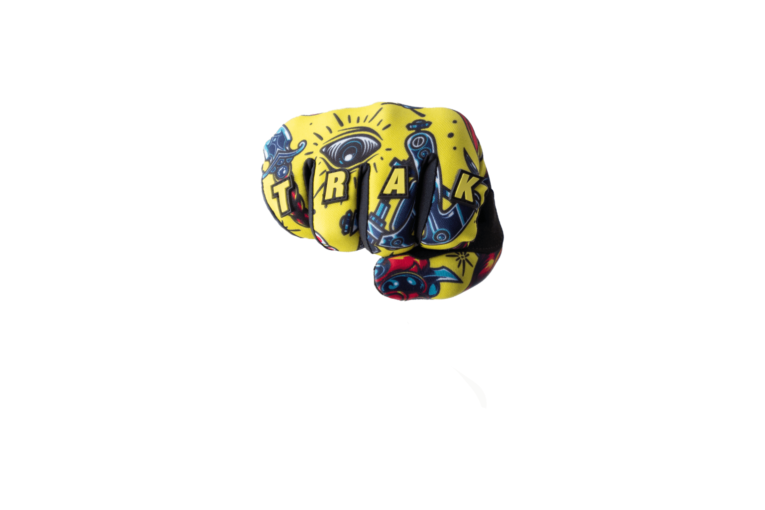 Trak Racer TR80S TR-GLOVE-011 gants sim racing jaunes L