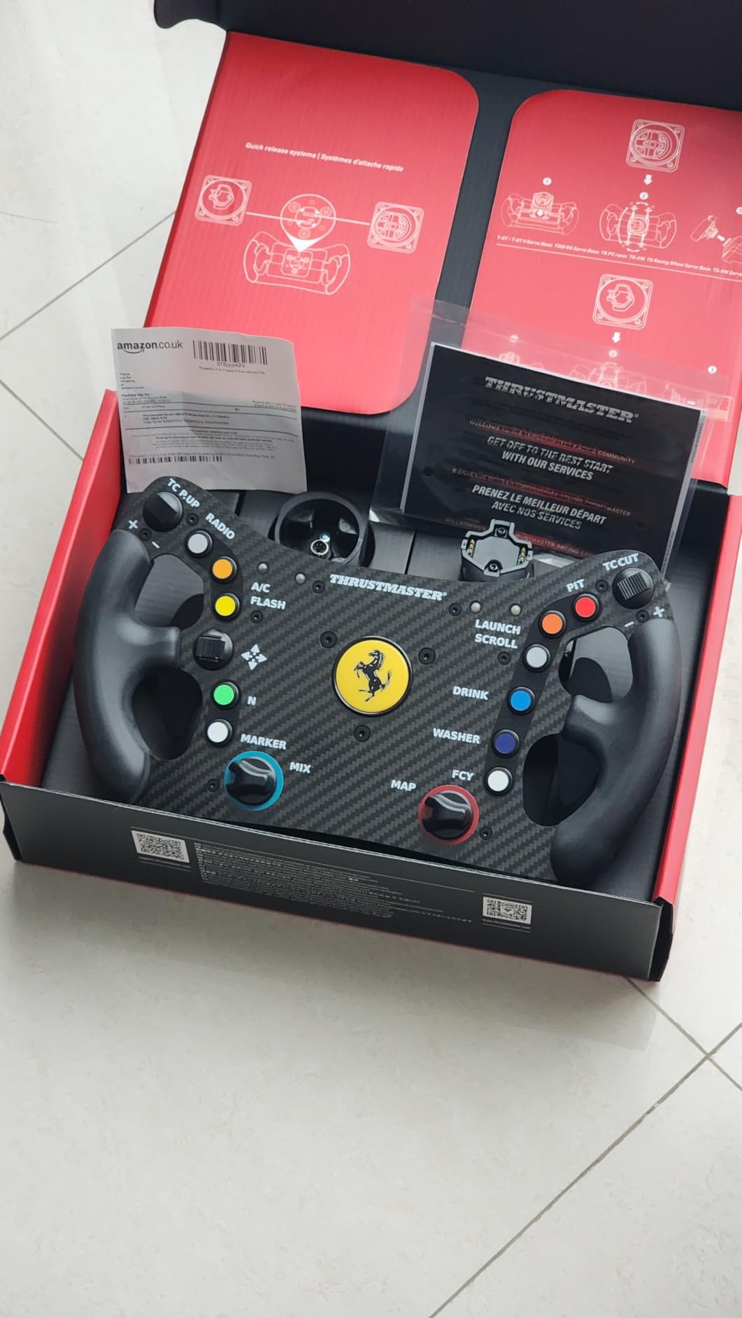 Thrustmaster Ferrari 488 GT3 Wheel Add-On volant 31 cm
