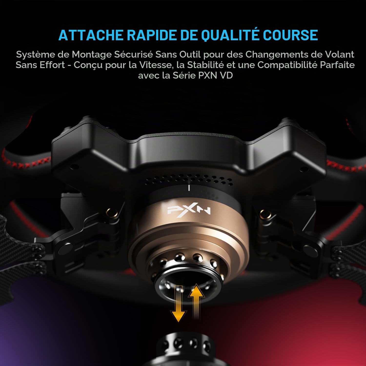 PXN W CS R2 volant course 33 cm cuir microfibre VD10