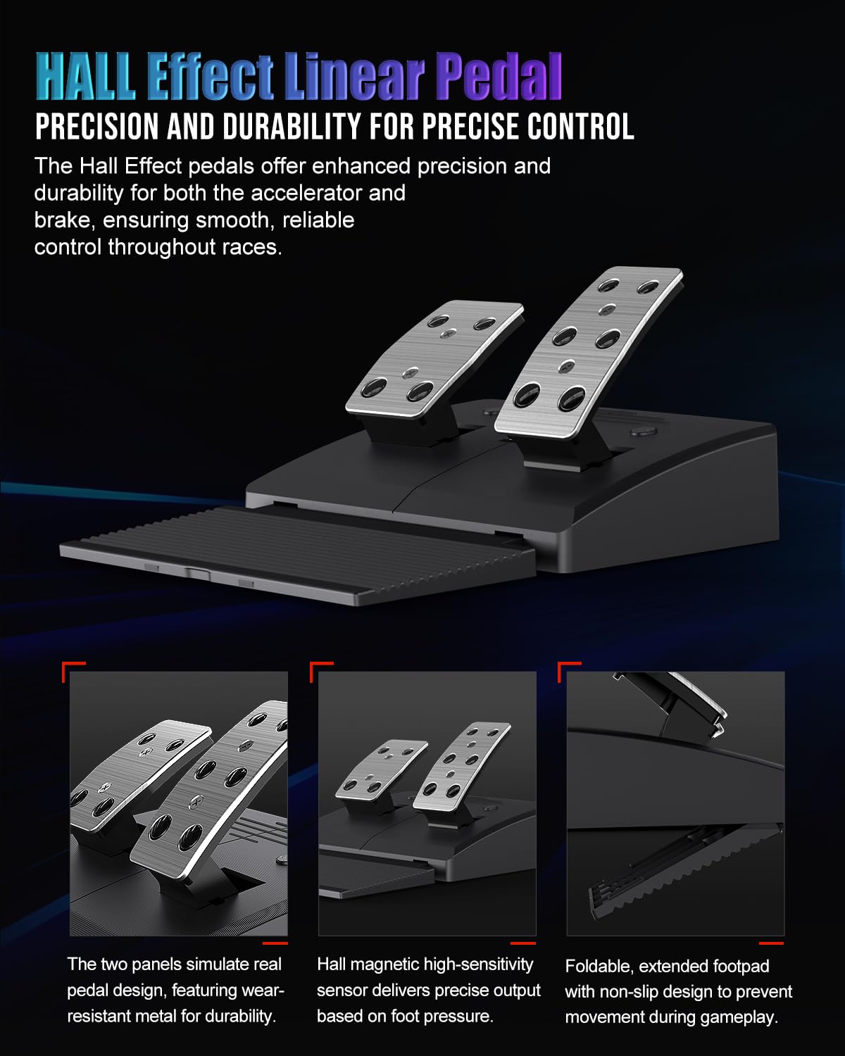 PXN V900 Gen2 volant PC Xbox PS4 Switch 900°