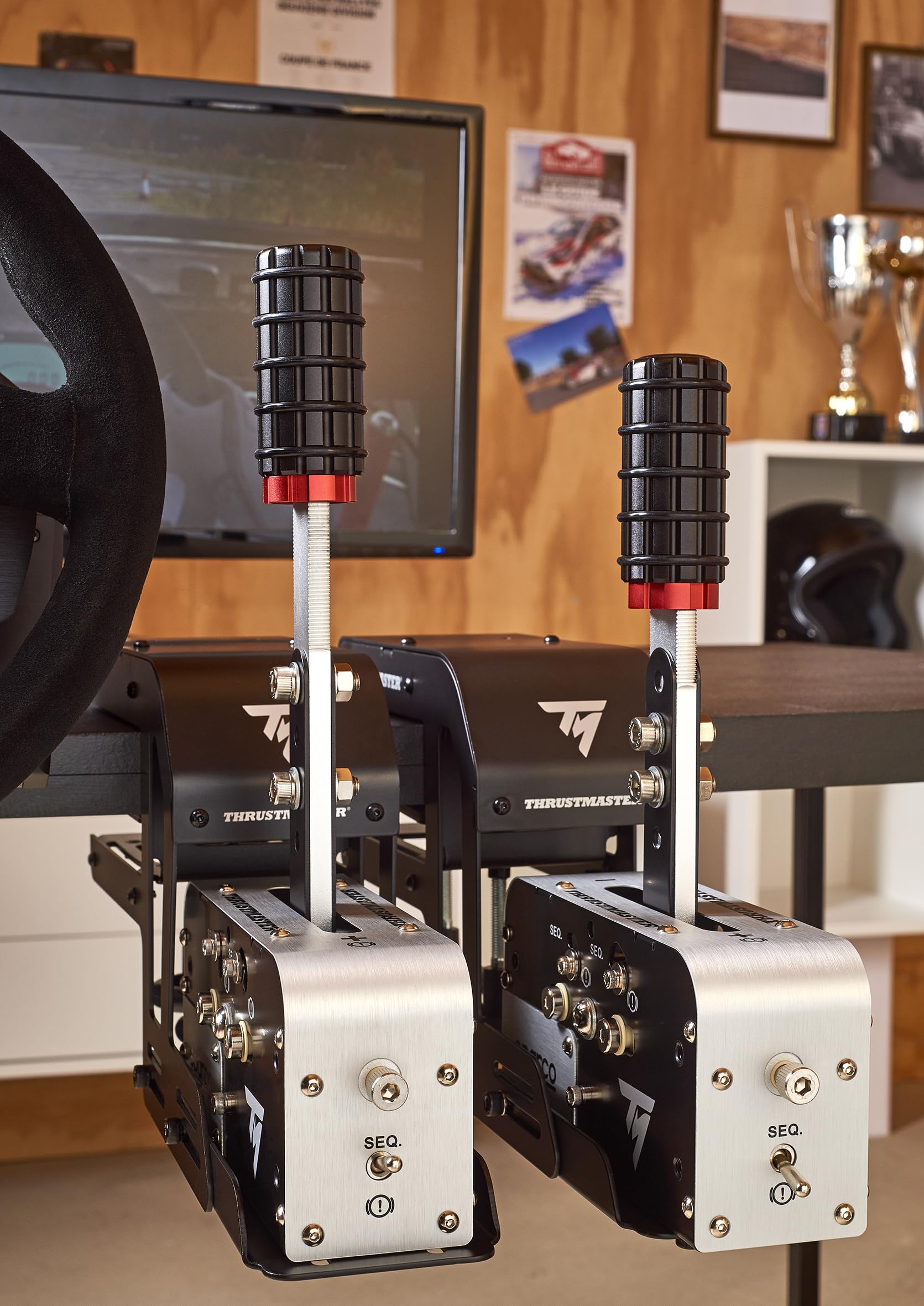 Thrustmaster TSS Handbrake frein à main + boîte séquentielle métal