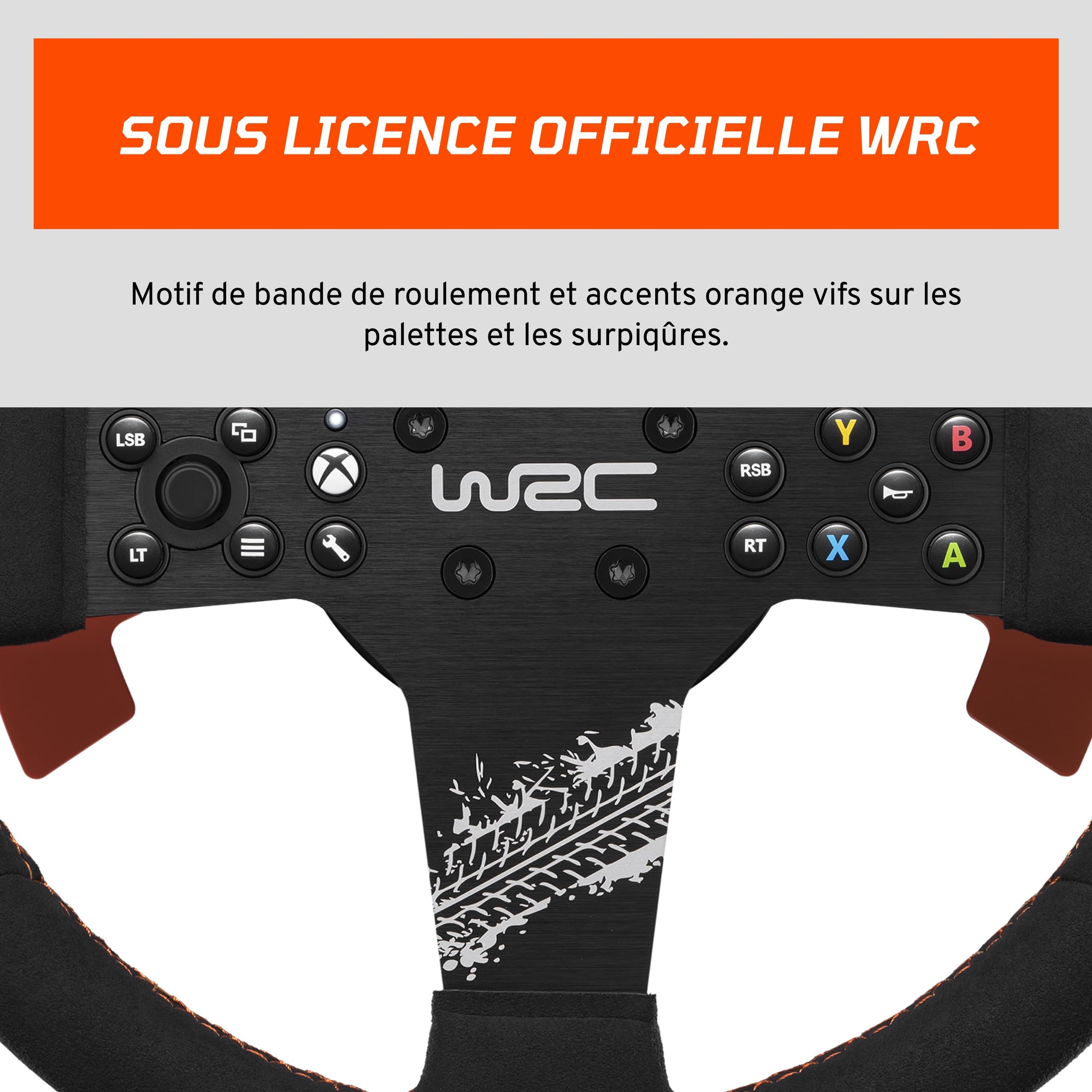 Fanatec CSL WRC volant rallye 300mm Alcantara Xbox
