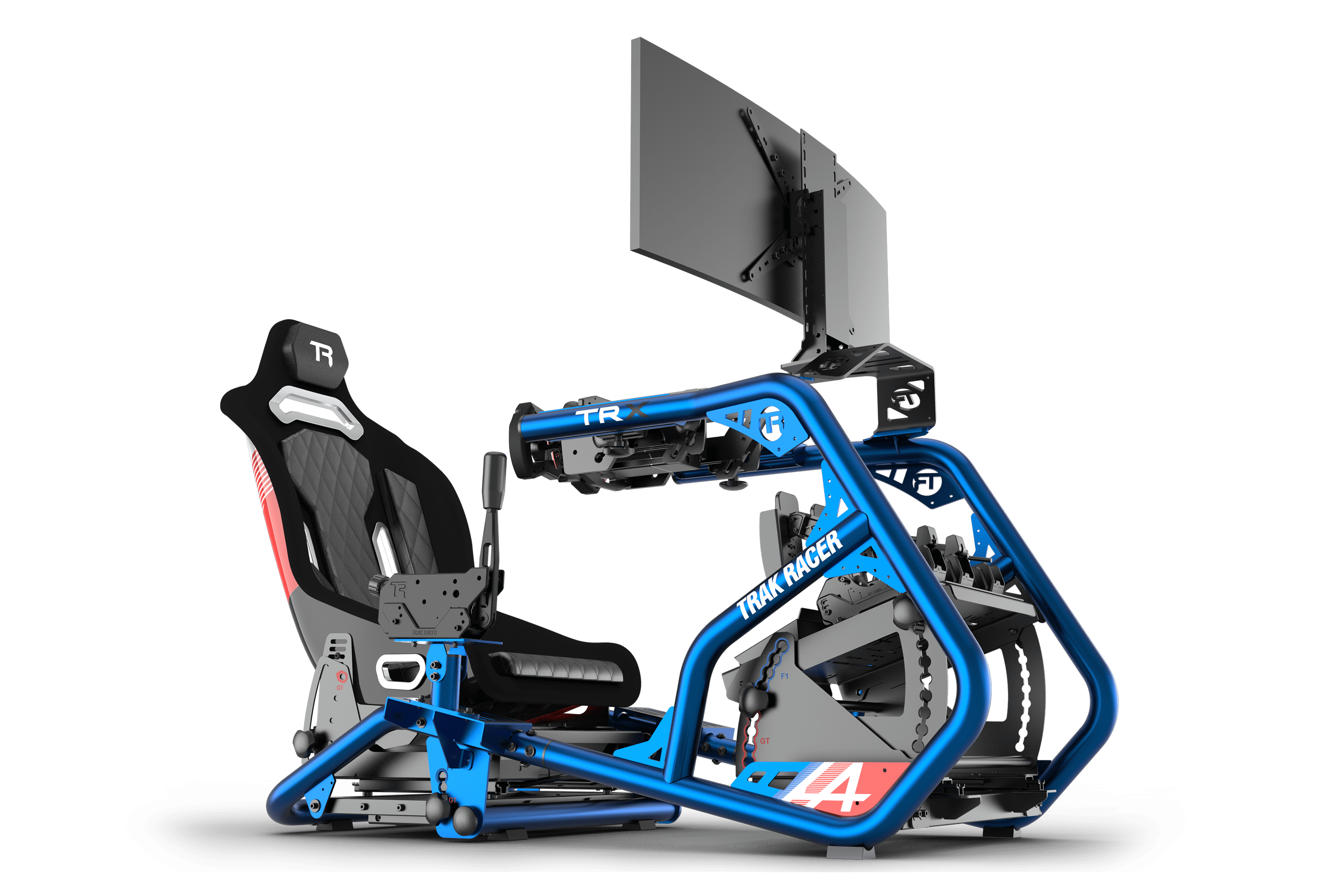 Trak Racer TRX Support Levier Vitesse Bleu Alpine Universel