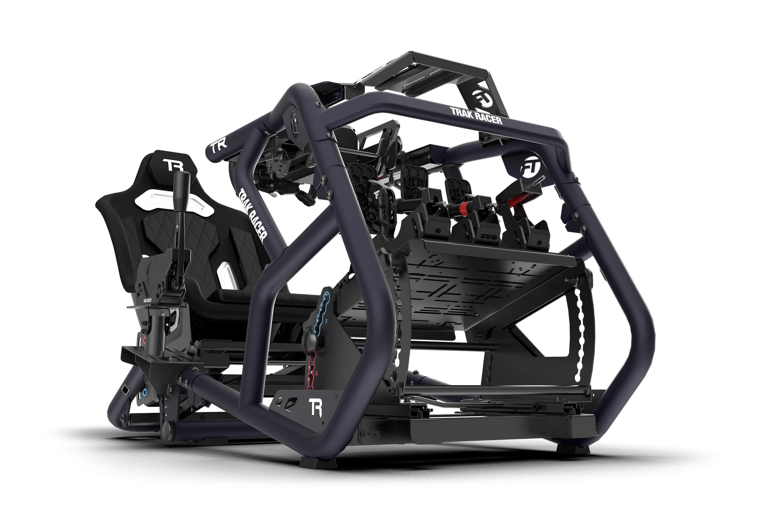 Trak Racer TRX V2 cockpit simulateur bleu Bull