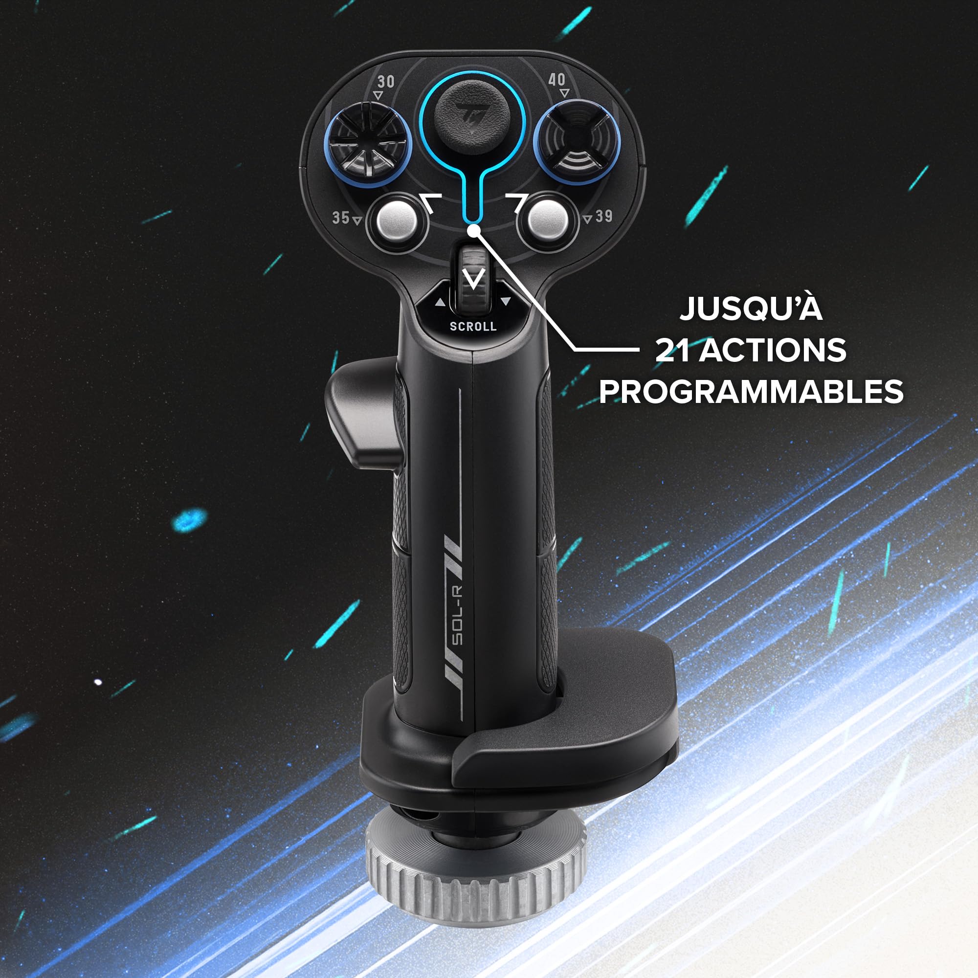 Thrustmaster Sol-R 3 AVA Add-On Grip manche spatial 21 boutons