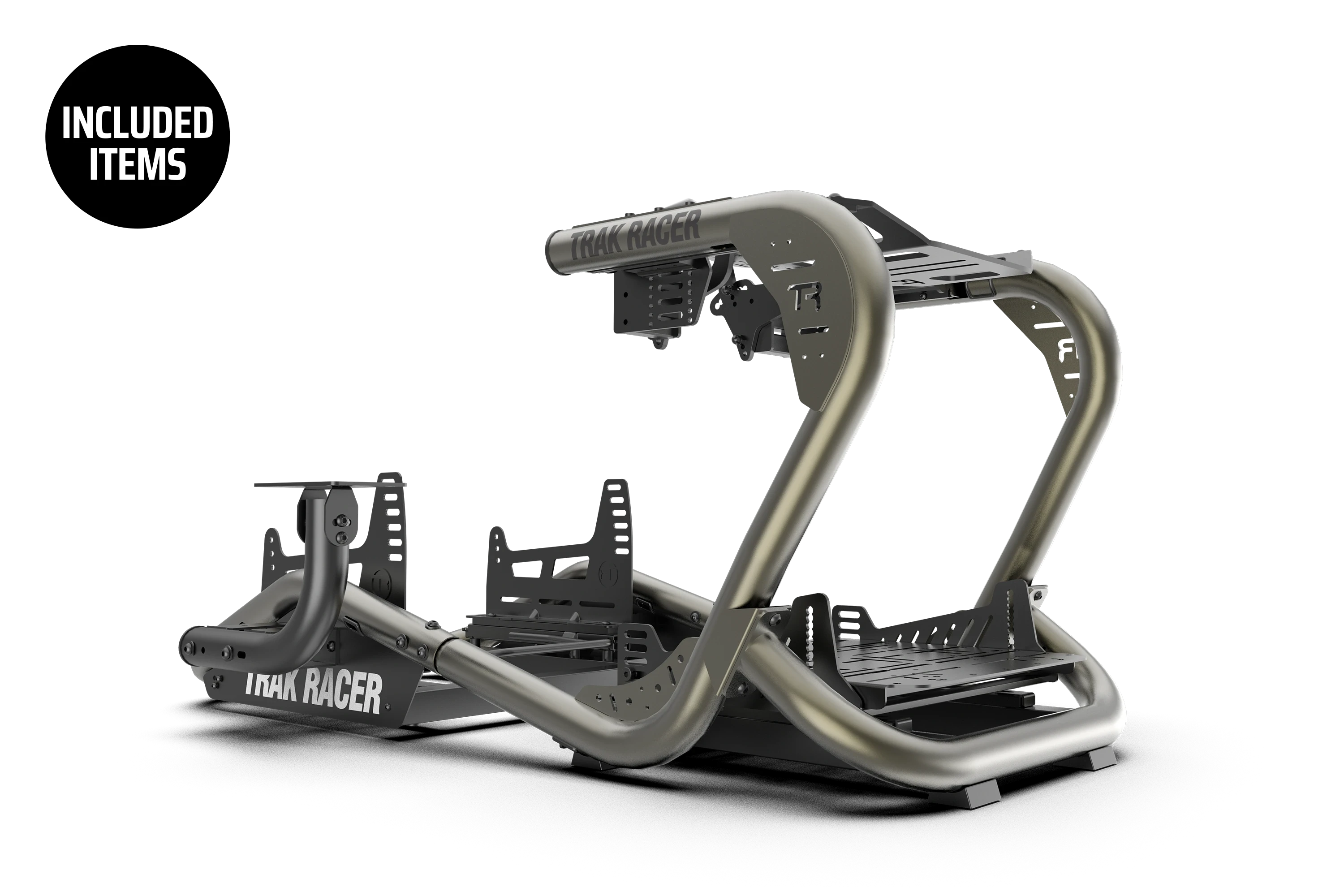 Trak Racer TR8 PRO V2 châssis simulateur noir avec slider siège