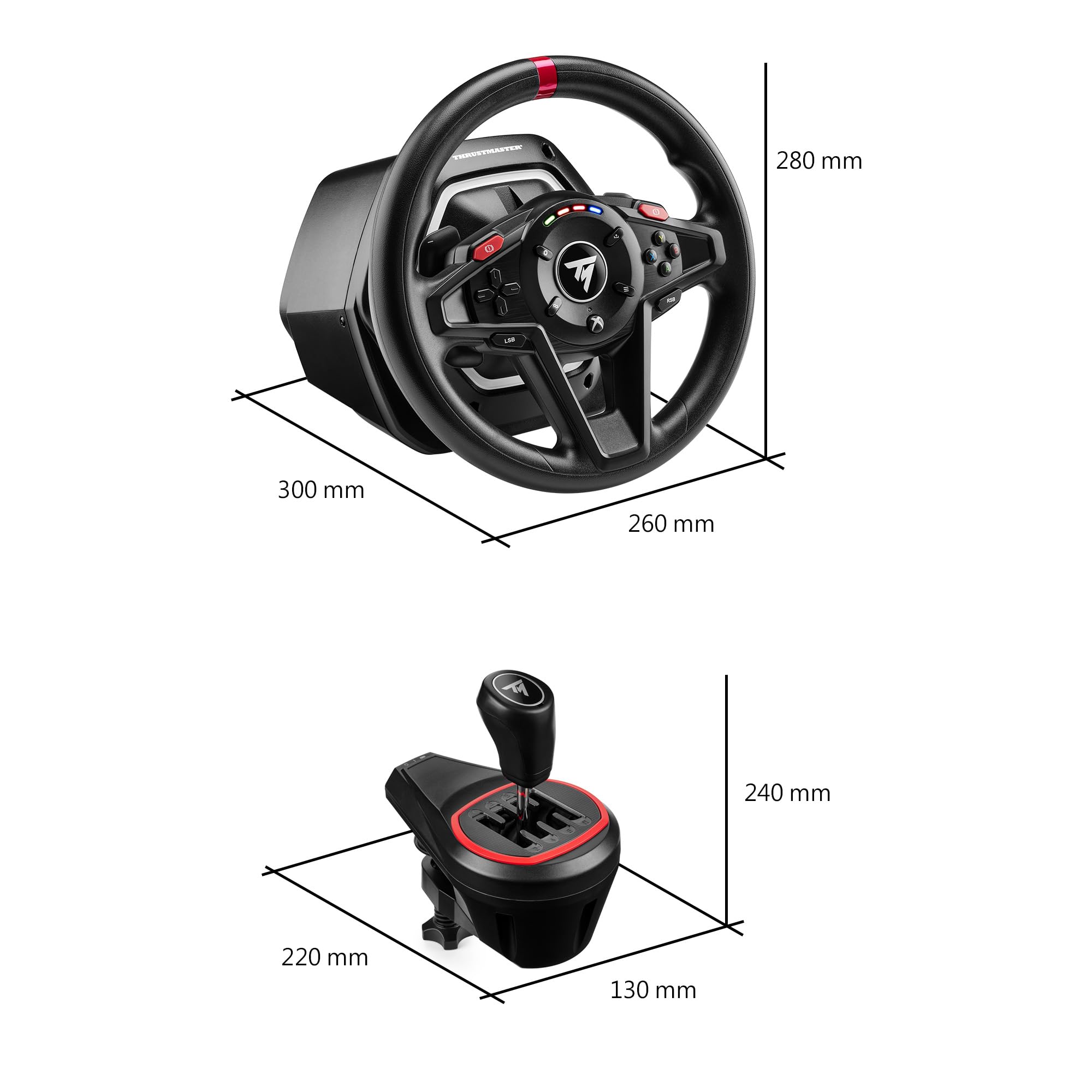 Thrustmaster T128 X Volant Pédales Levier Xbox PC