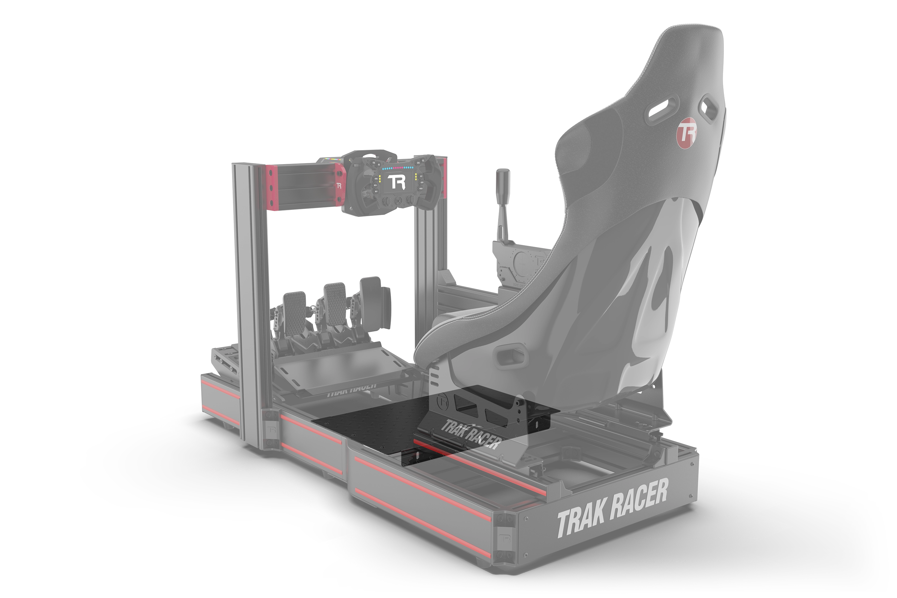 Trak Racer TR80S plancher alu damier 3mm repose-pieds