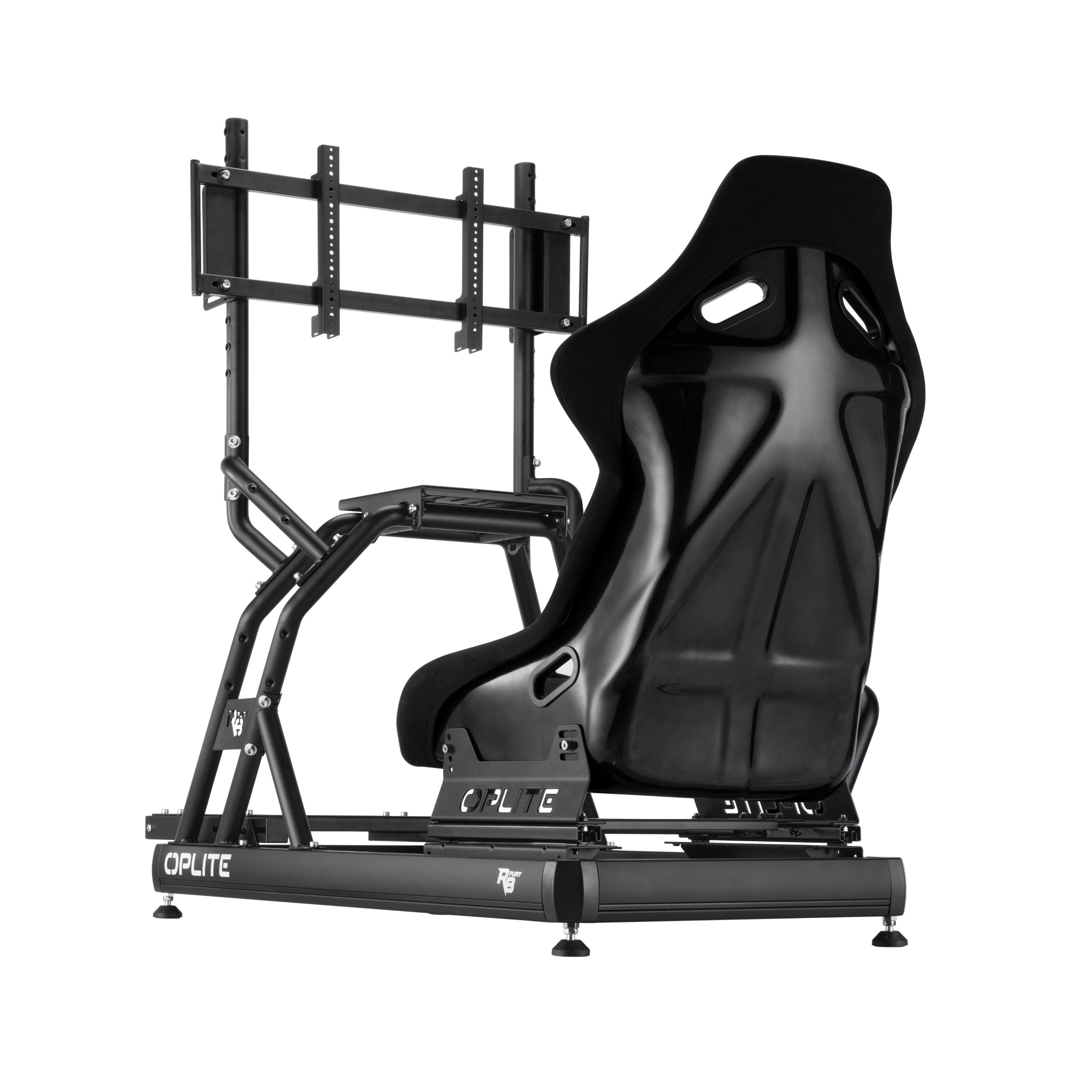 OPLITE R8 Single Monitor Mount support écran noir + ScreenLock Pro