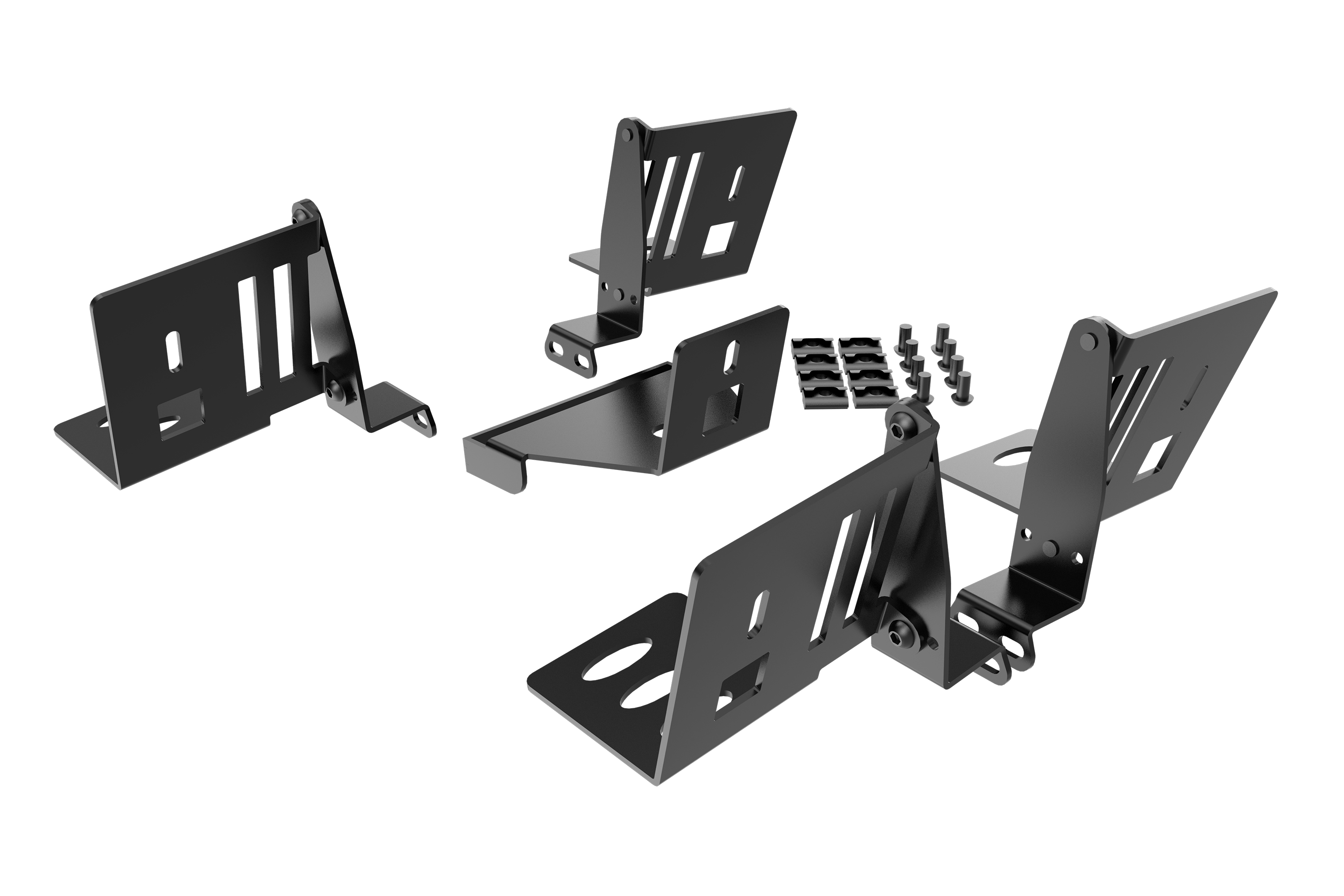 Trak Racer TR80S Kit 5 Supports Enceintes Rig Alu