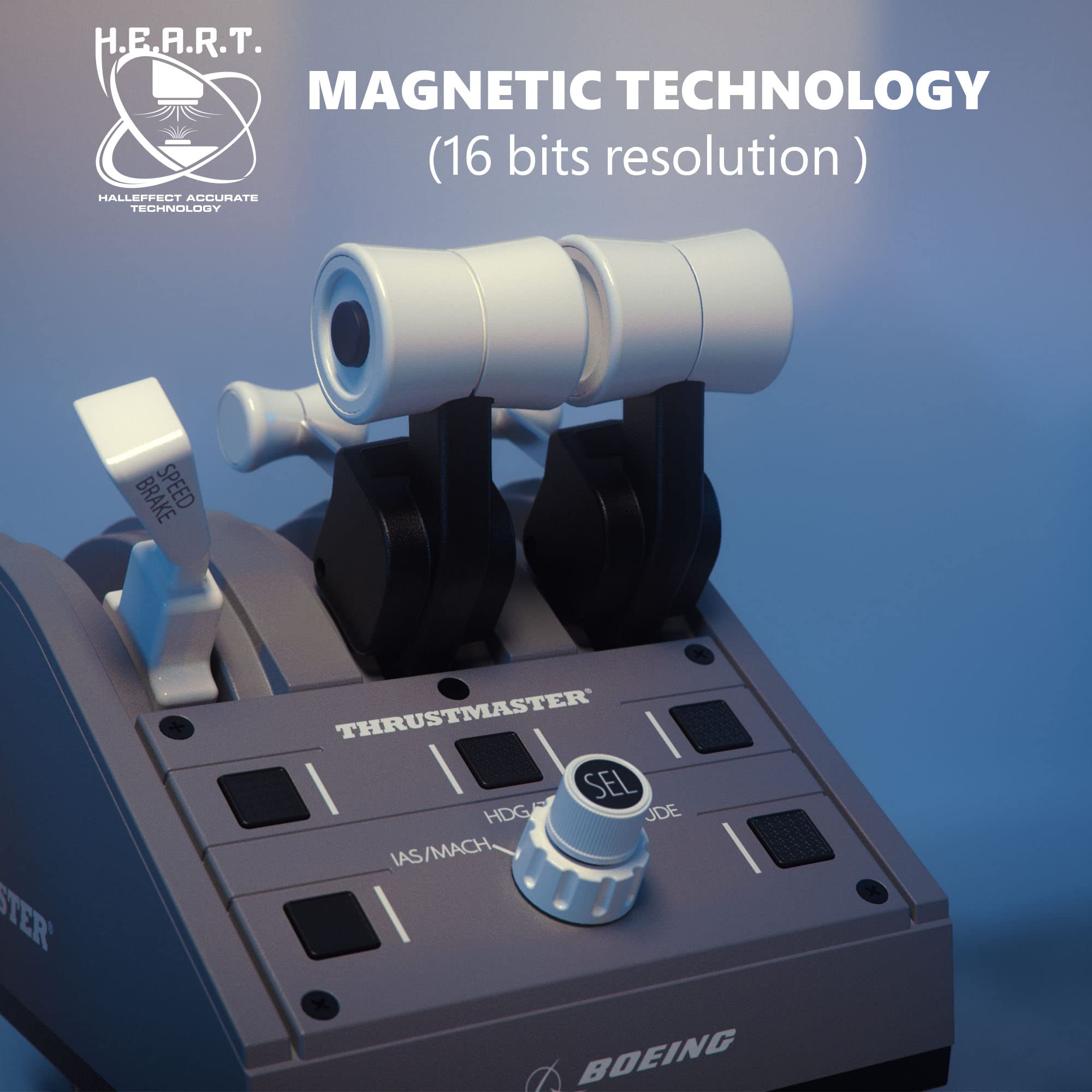 Thrustmaster TCA Quadrant Boeing Edition manette gaz PC