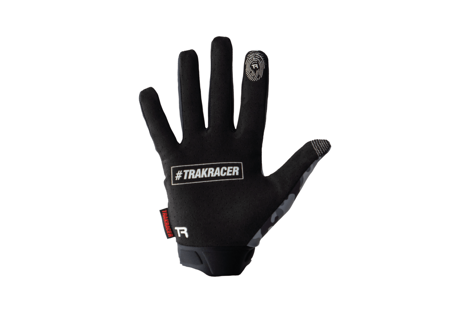 Trak Racer Gants simracing gris camo tactile taille S