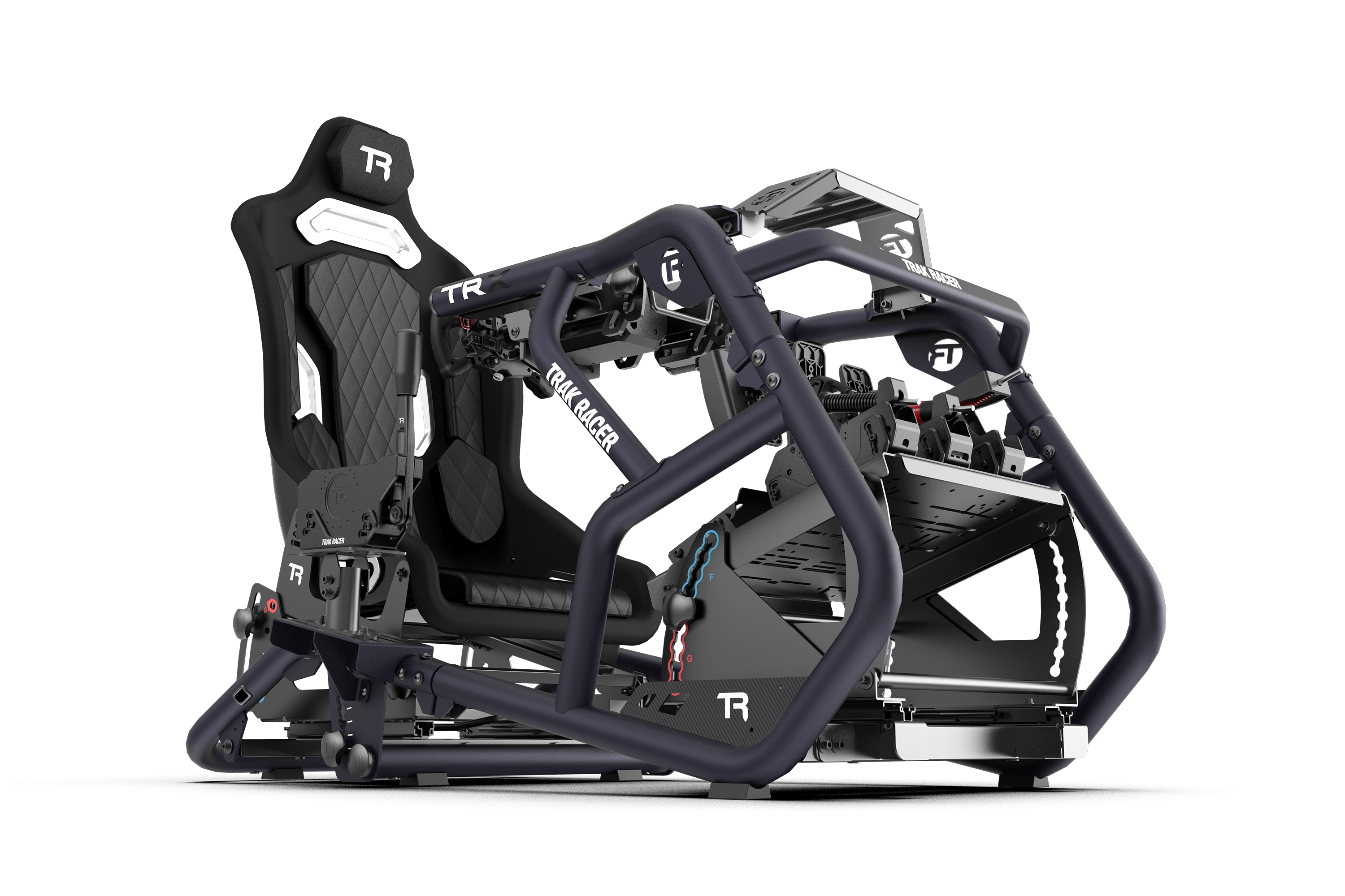 Trak Racer TRX V2 cockpit simulateur bleu Bull