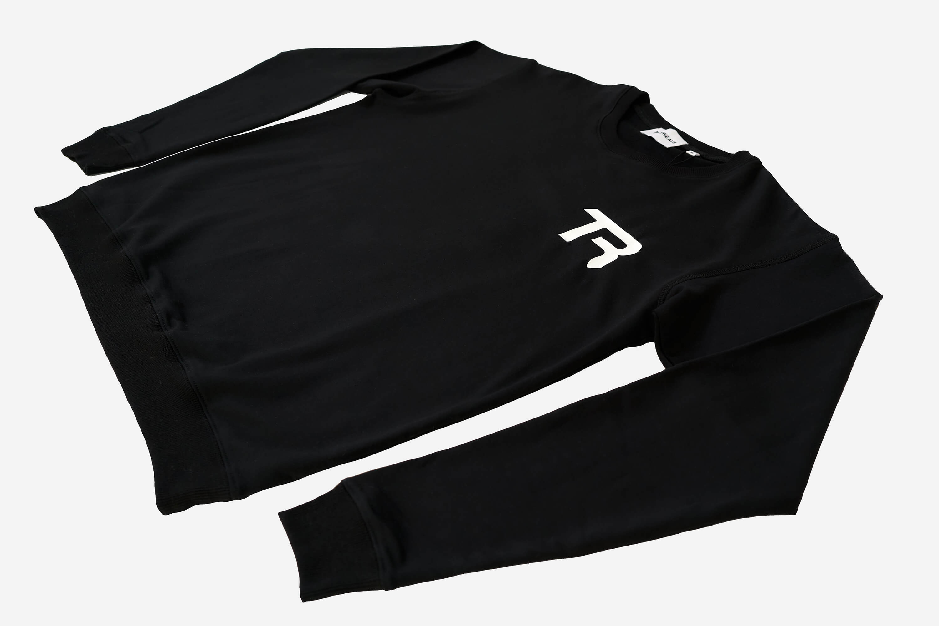 Trak Racer TR Sweat Coton Noir Col Rond Taille M