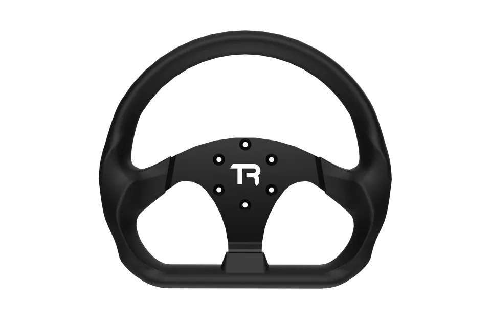 Trak Racer TR80S Volant GT 330mm Méplat Alu Silicone