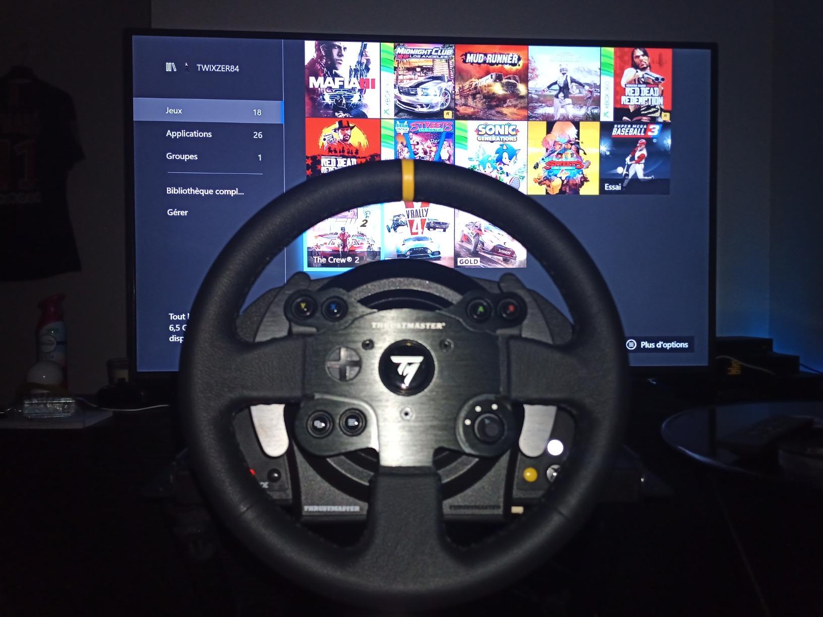 Thrustmaster TX Racing Wheel Leather Edition volant cuir Xbox/PC