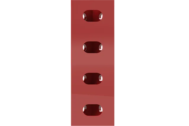 Trak Racer TR8 Équerre Rouge 160x40mm Rainure 8mm