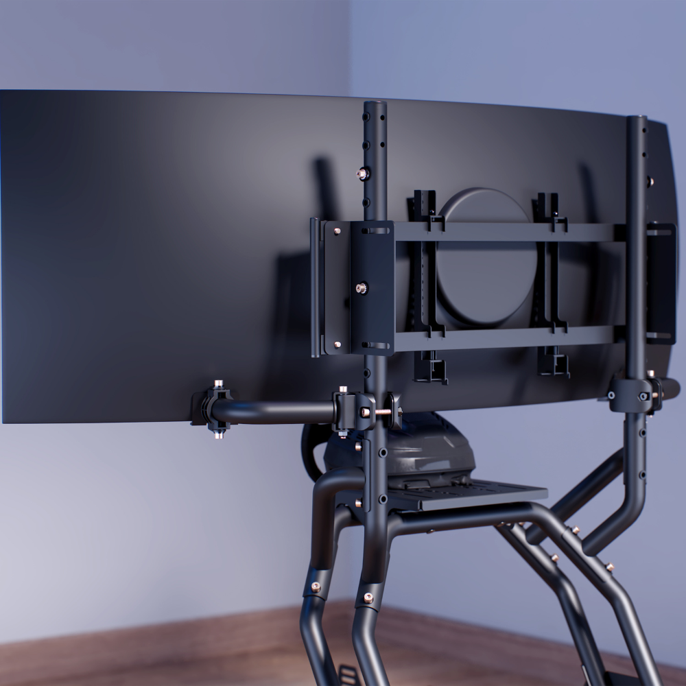OPLITE R8 Single Monitor Mount support écran noir + ScreenLock Pro