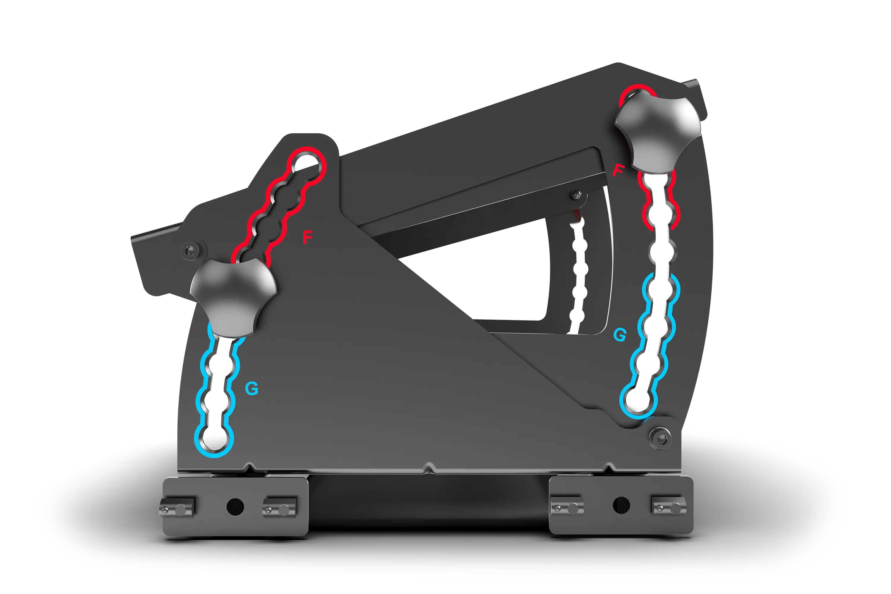 Trak Racer TR80S support pédales Formula GT sans outils