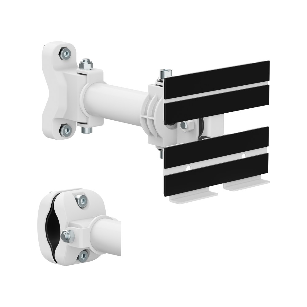 Oplite R8/S8 Stream Deck Arm support blanc triple rotule