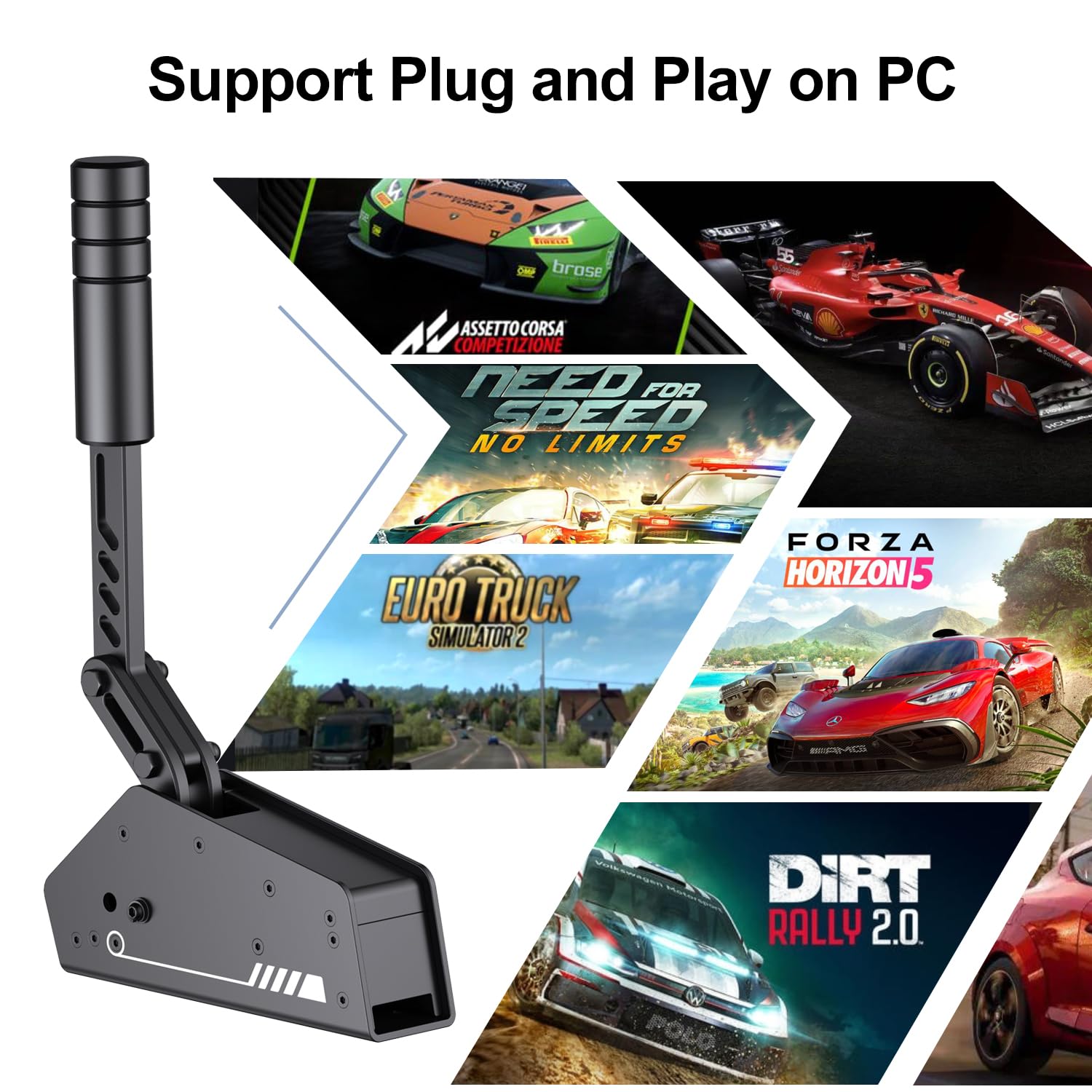 PXN HB S frein à main USB PC capteur 16-bits noir