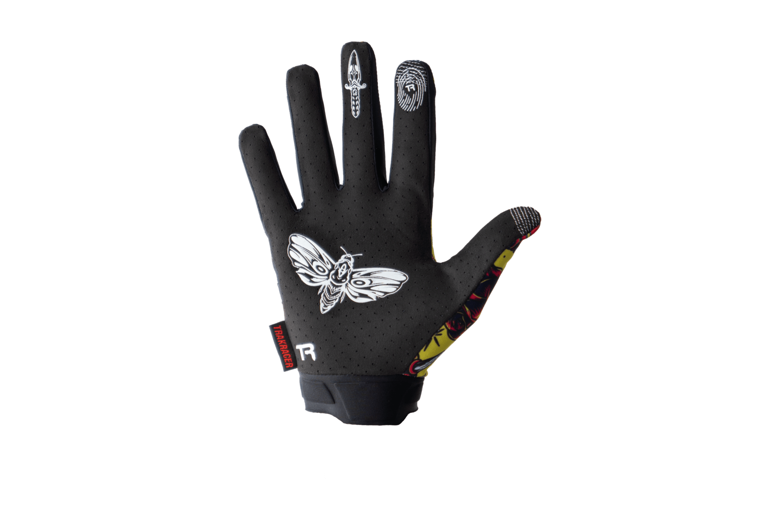 Trak Racer TR80S TR-GLOVE-011 gants sim racing jaunes L