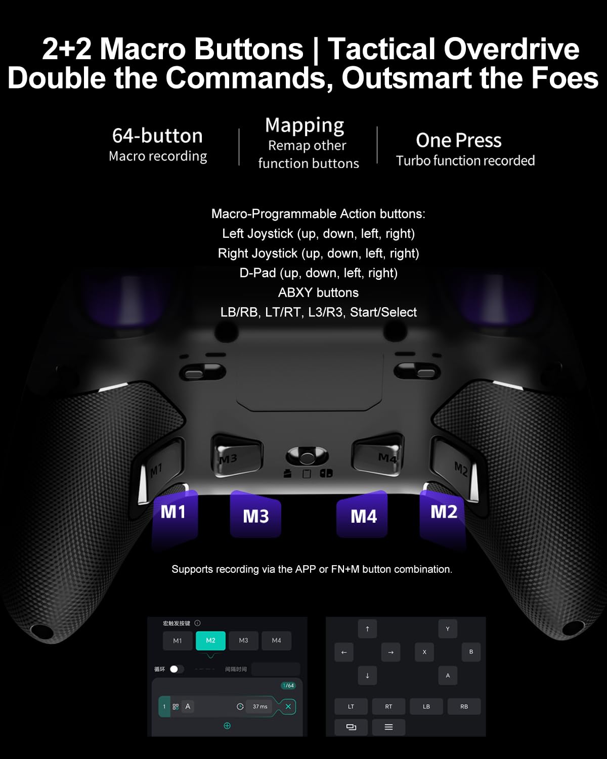 PXN P5 8K manette sans fil PC Switch 2000Hz Hall