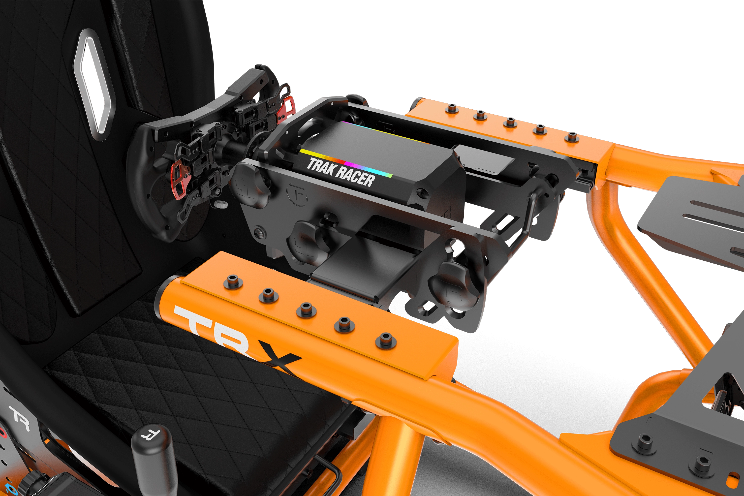 Trak Racer TRX V2 Cockpit Simulateur Orange Sunset