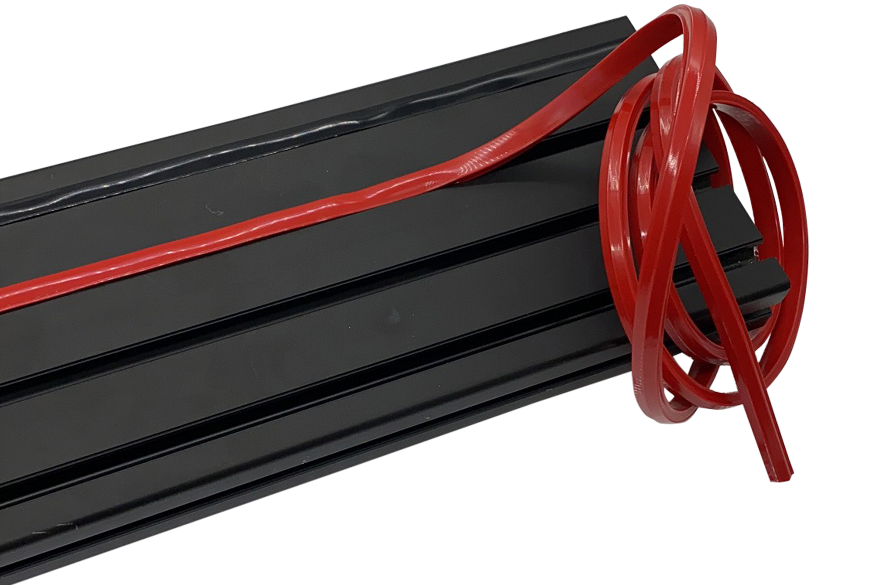 Trak Racer TR80S bande caoutchouc rouge 2 m profilé alu