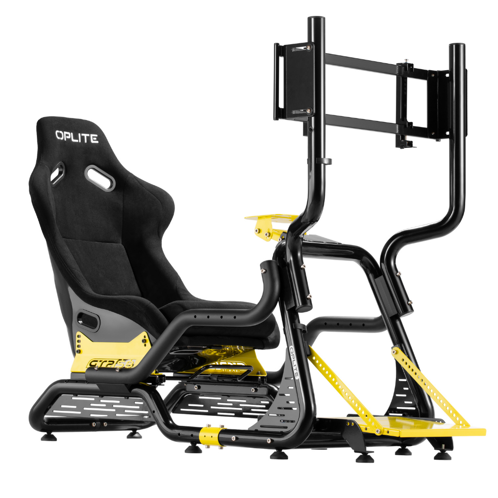 OPLITE GTR S8 Elite cockpit simracing jaune Yellow