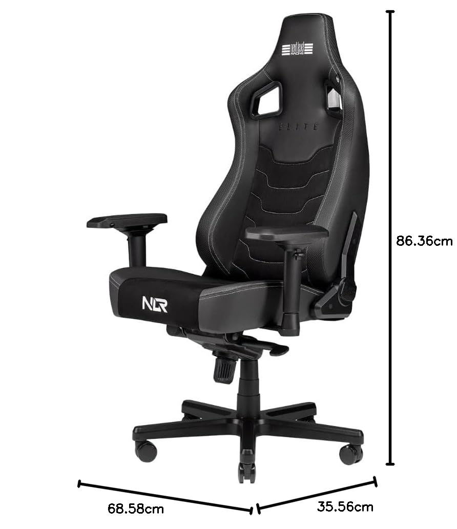 Next Level Racing Elite Fauteuil Gaming Cuir Noir Daim