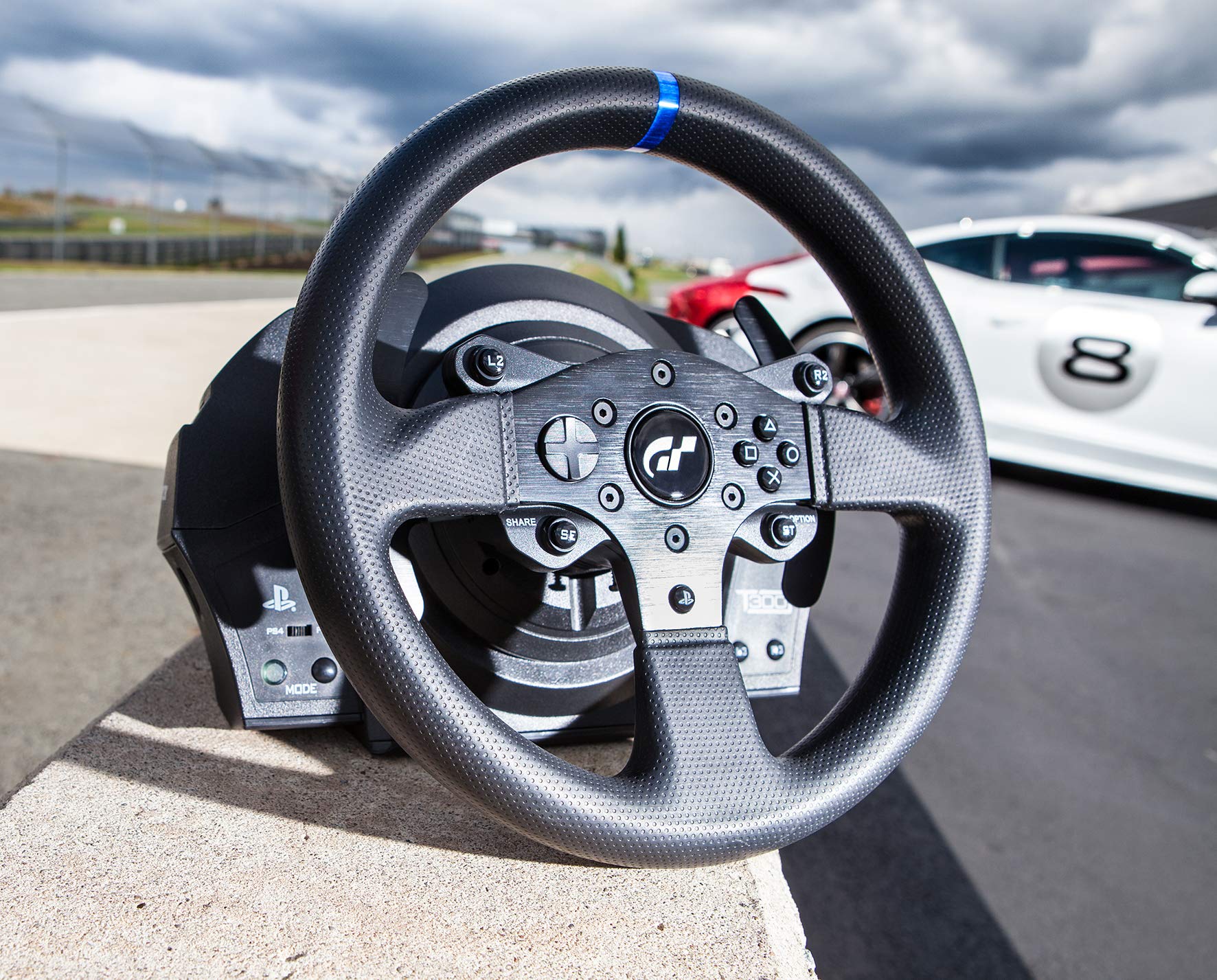 Thrustmaster T300RS GT Volant PS5 PC + Pédalier