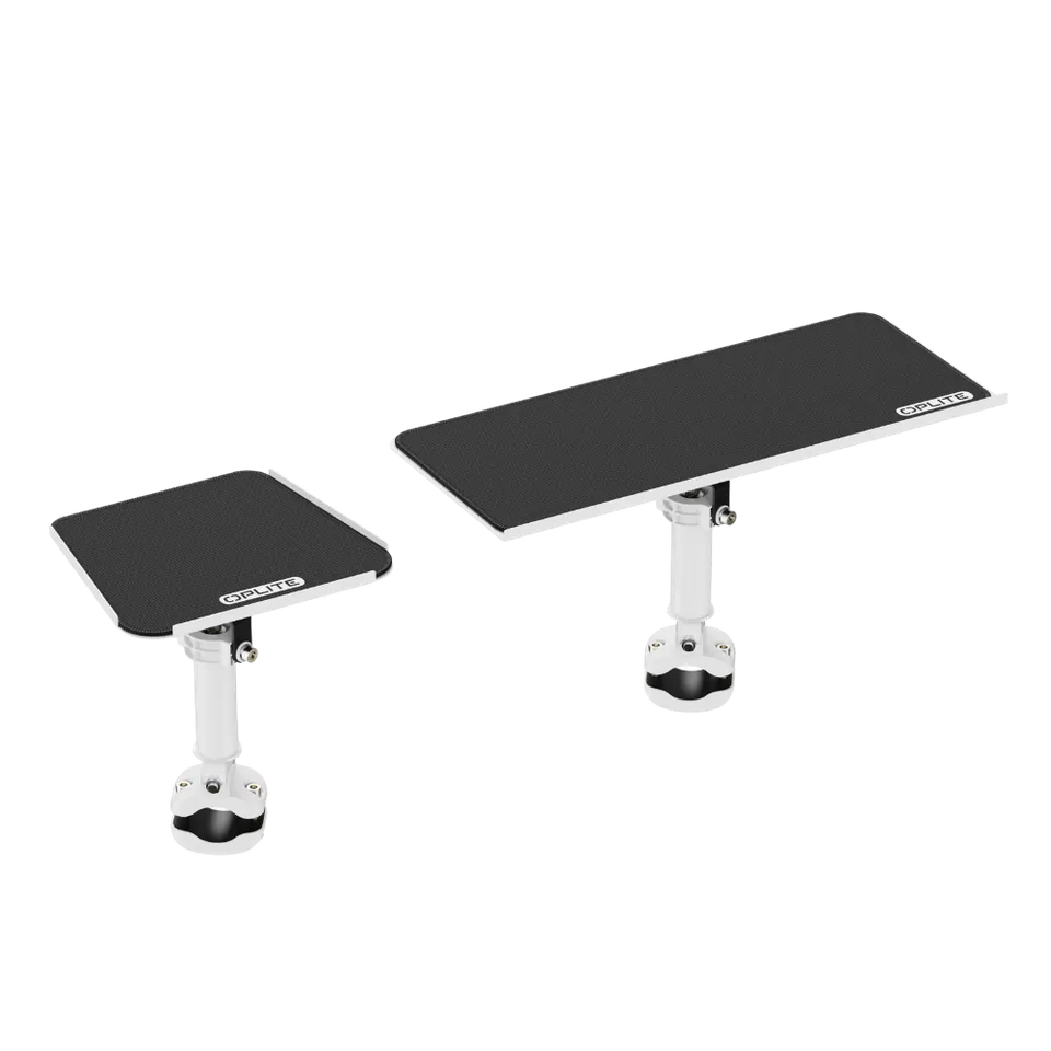 OPLITE R8 S8 plateau clavier souris blanc cockpit