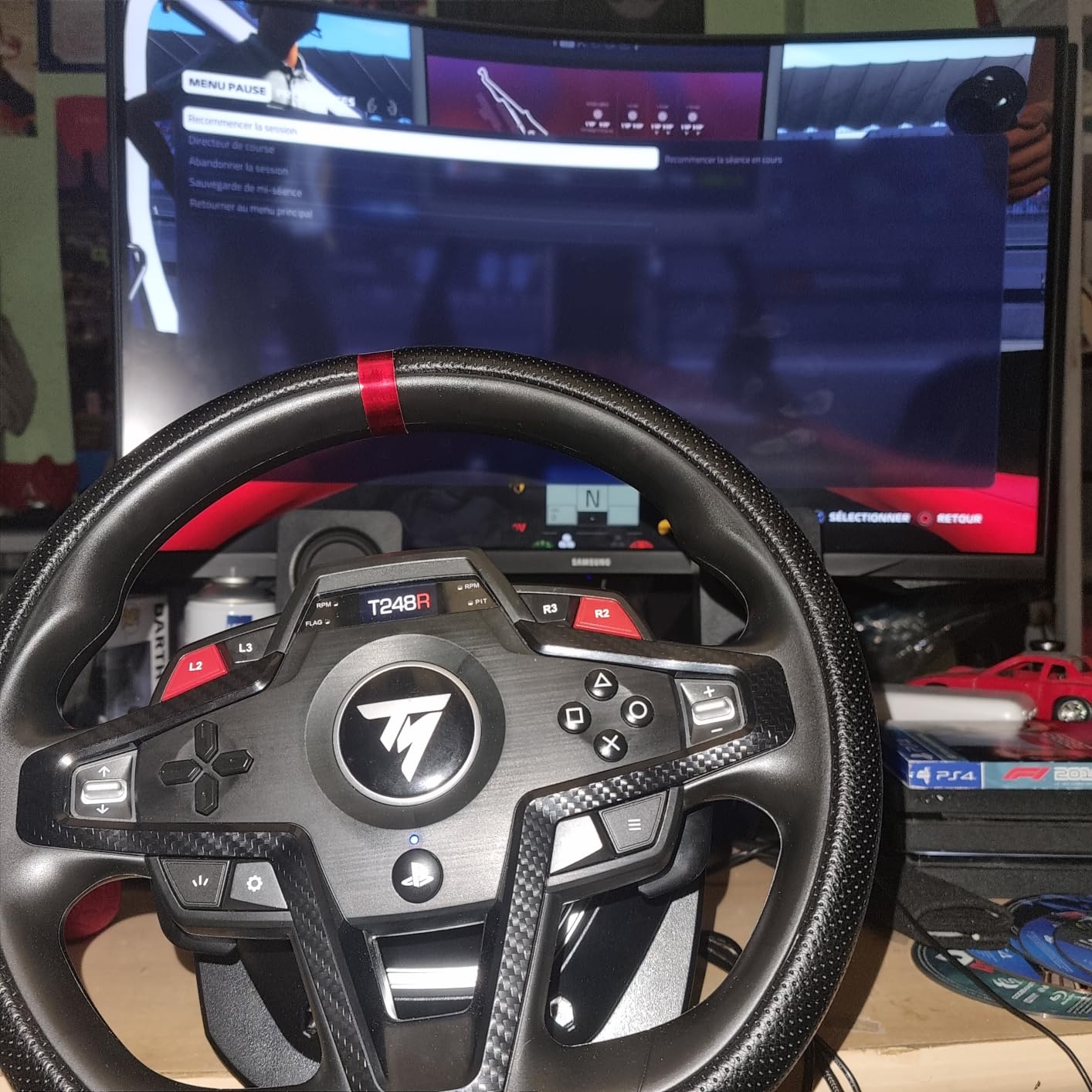 Thrustmaster T248R volant + pédalier T3PM 3,1 Nm PS5 PC