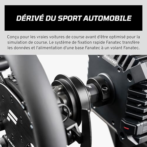 Fanatec ClubSport QR2 Wheel-Side attache rapide aluminium PC