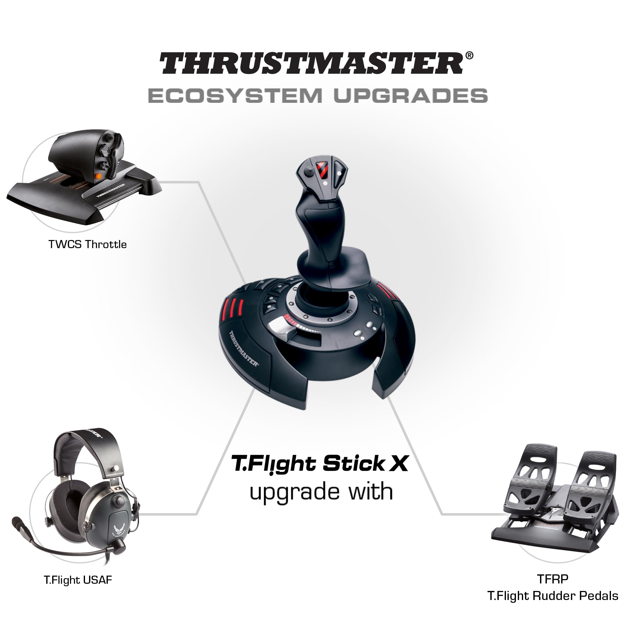 Thrustmaster T.Flight Stick X joystick simulateur vol PC