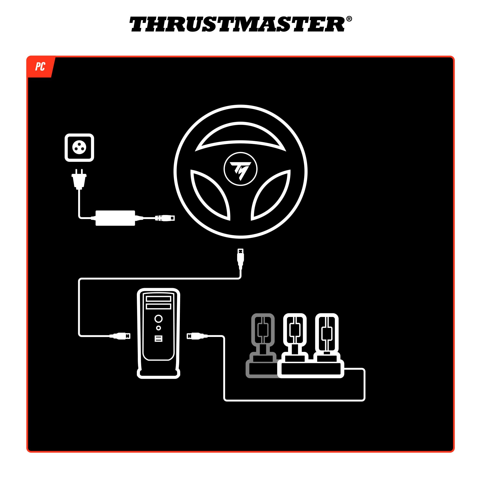 Thrustmaster T818 Black Edition base direct drive 10 Nm PC