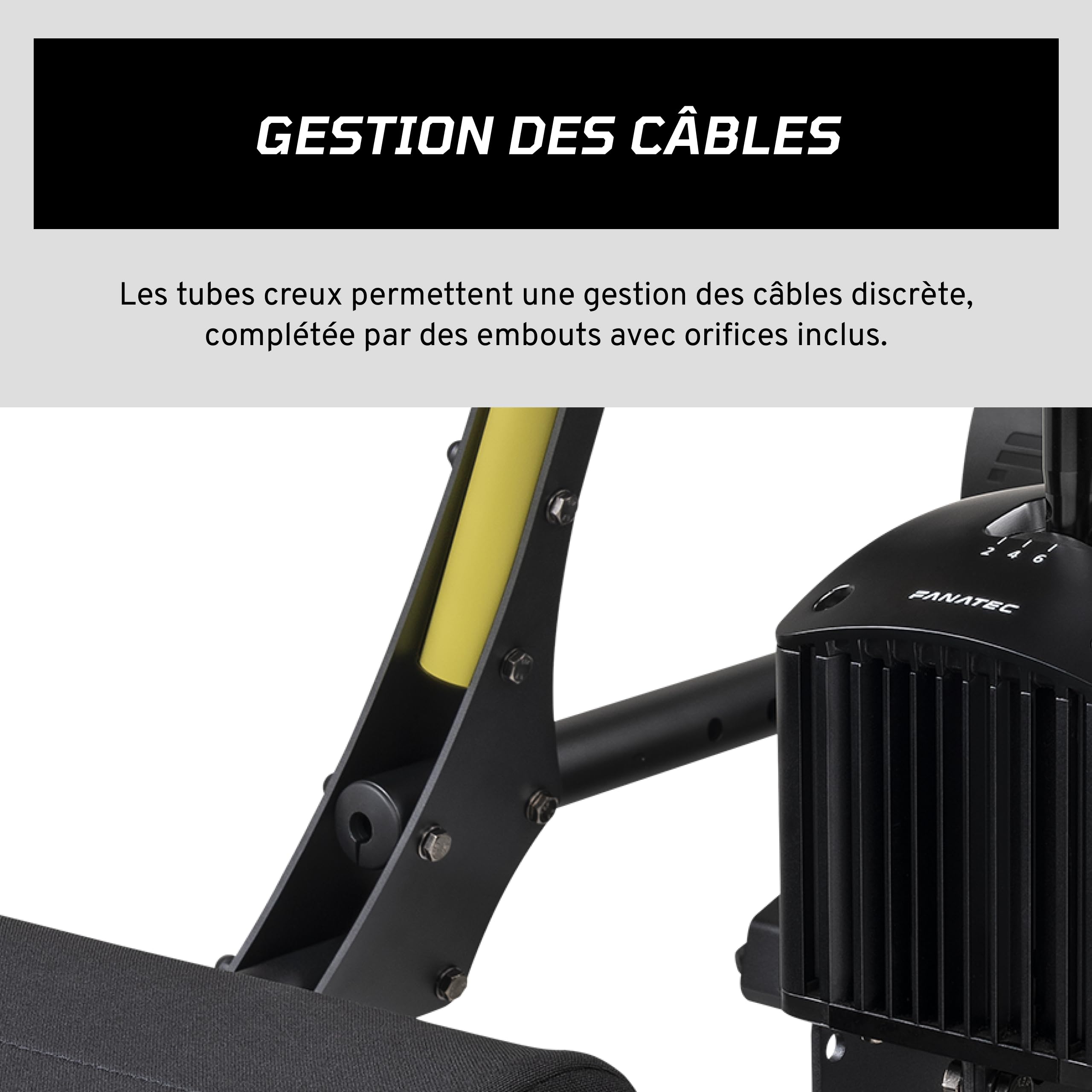 Fanatec CSL Cockpit V1.5 châssis simracing noir