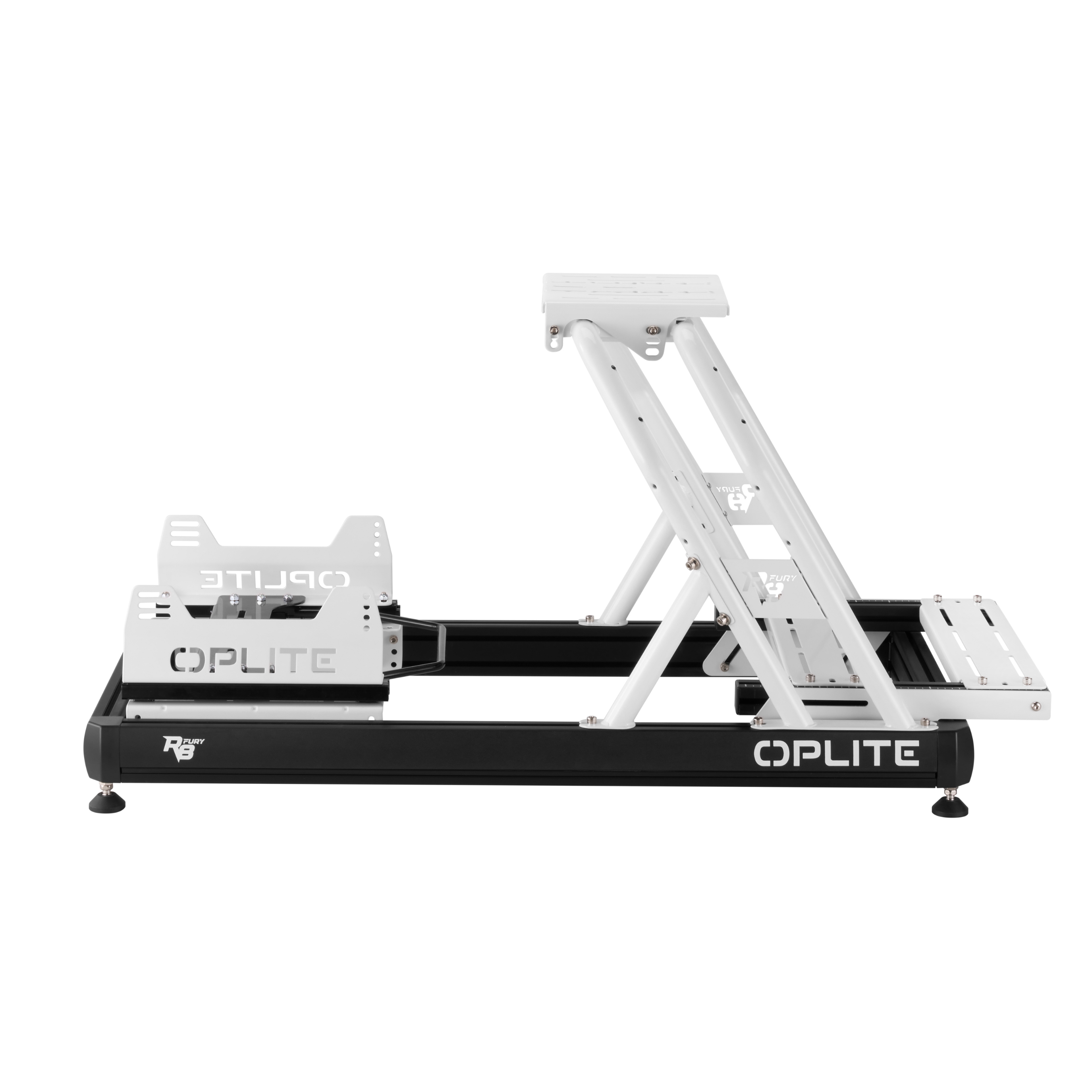 OPLITE R8 Fury Châssis Cockpit Simracing Blanc Direct Drive