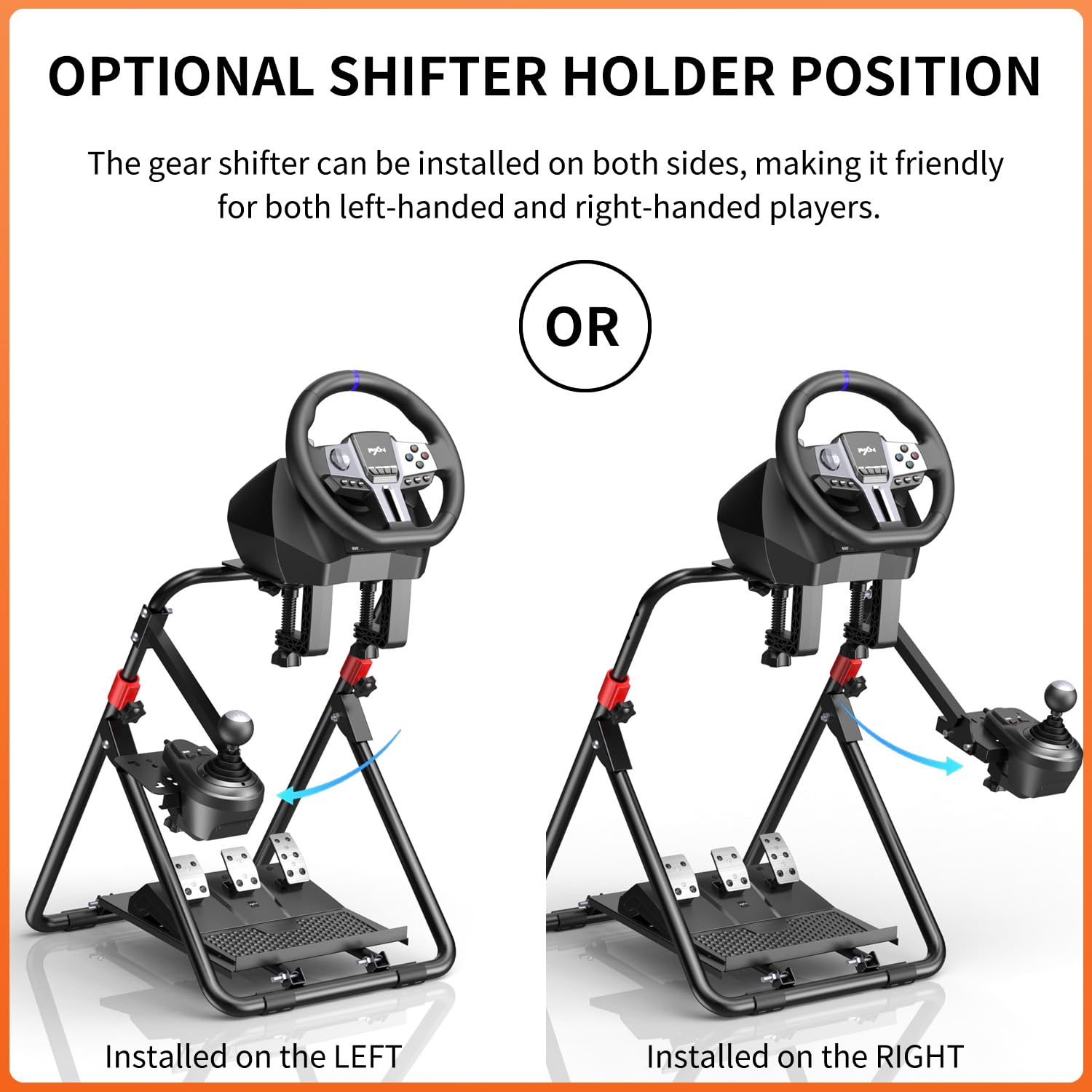 PXN A9 Racing Wheel Stand Support Volant Pliable Acier