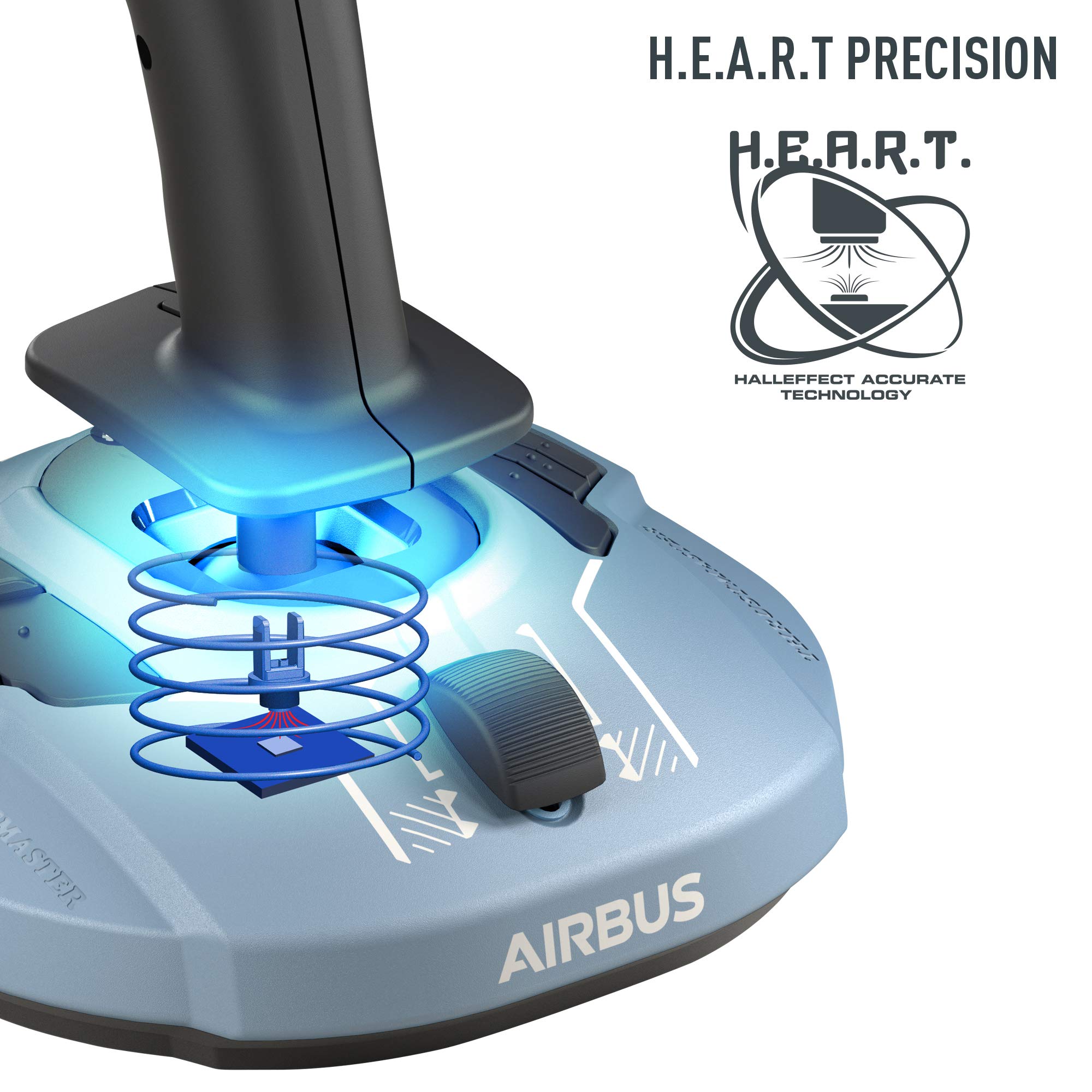 Thrustmaster TCA Sidestick Airbus joystick PC A320 17 boutons