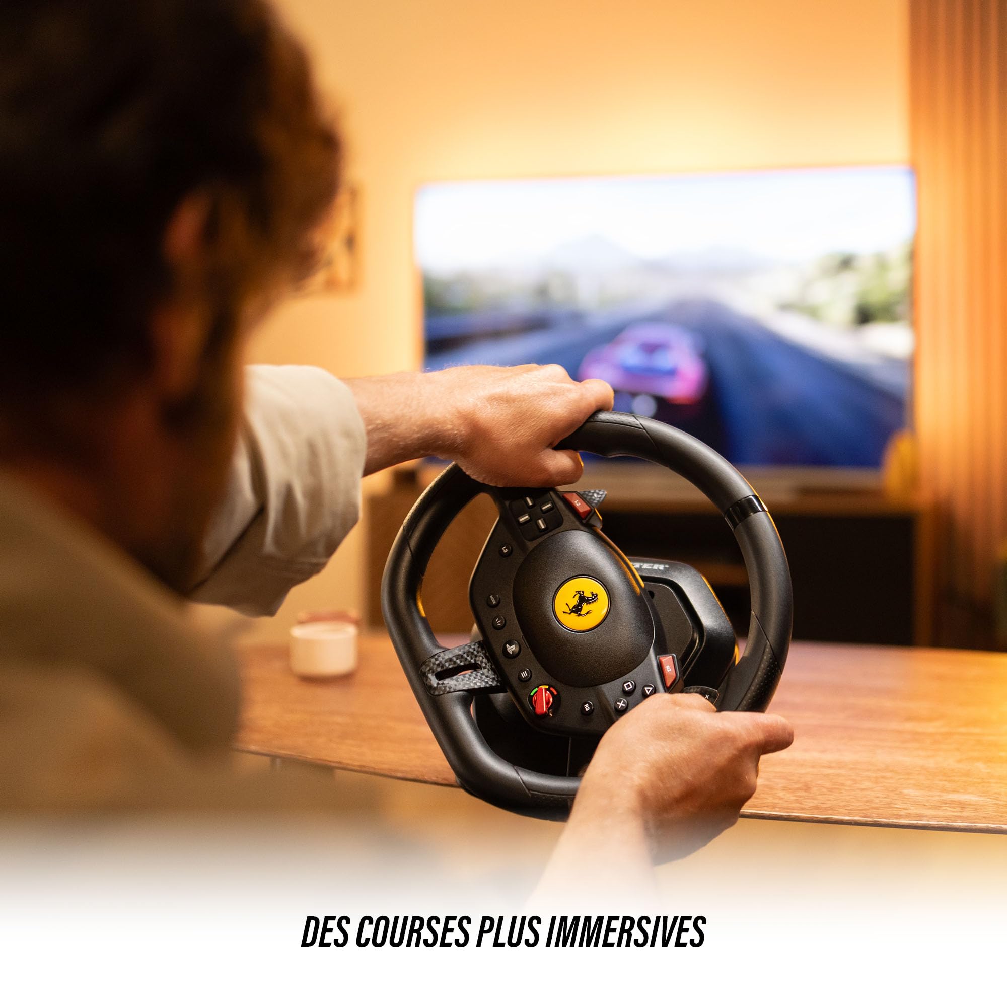 Thrustmaster T98 Ferrari 296 GTB volant + pédalier PS5 PC