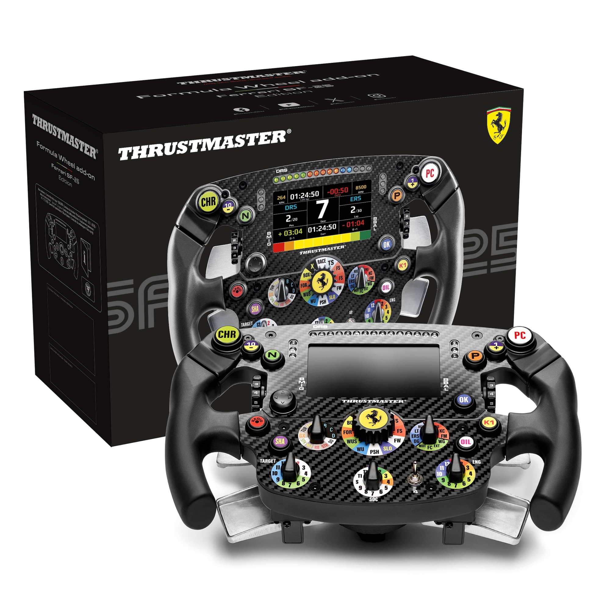 Thrustmaster Ferrari SF-25 Volant Formula Carbone 4,3"