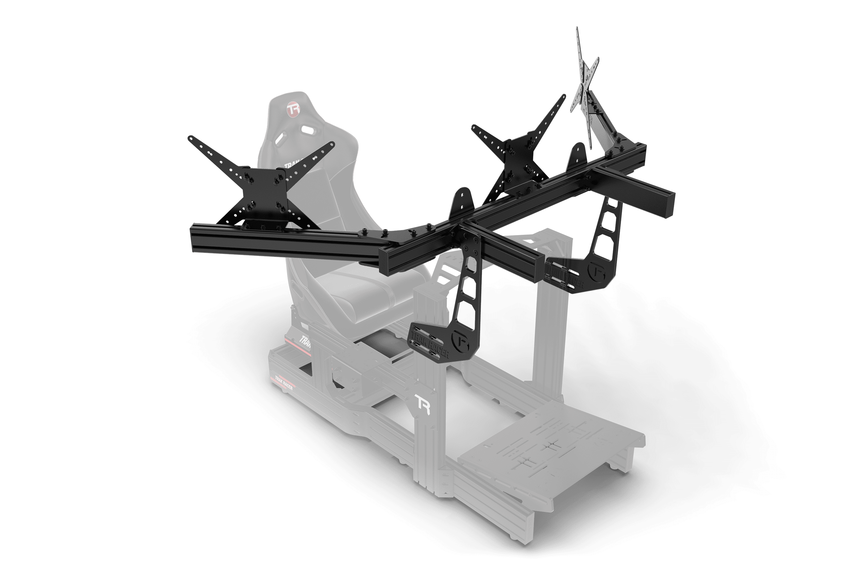 Trak Racer TR80S Support Triple Écrans 45" Cockpit Alu